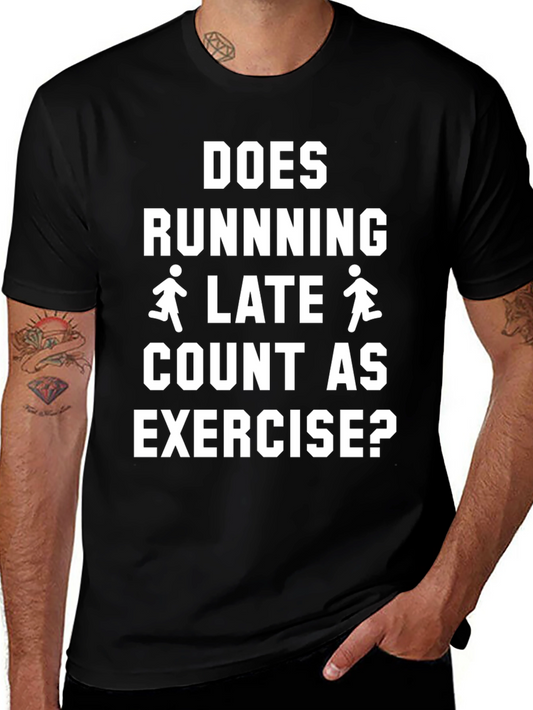 Running Late Exercise Graphic Tee