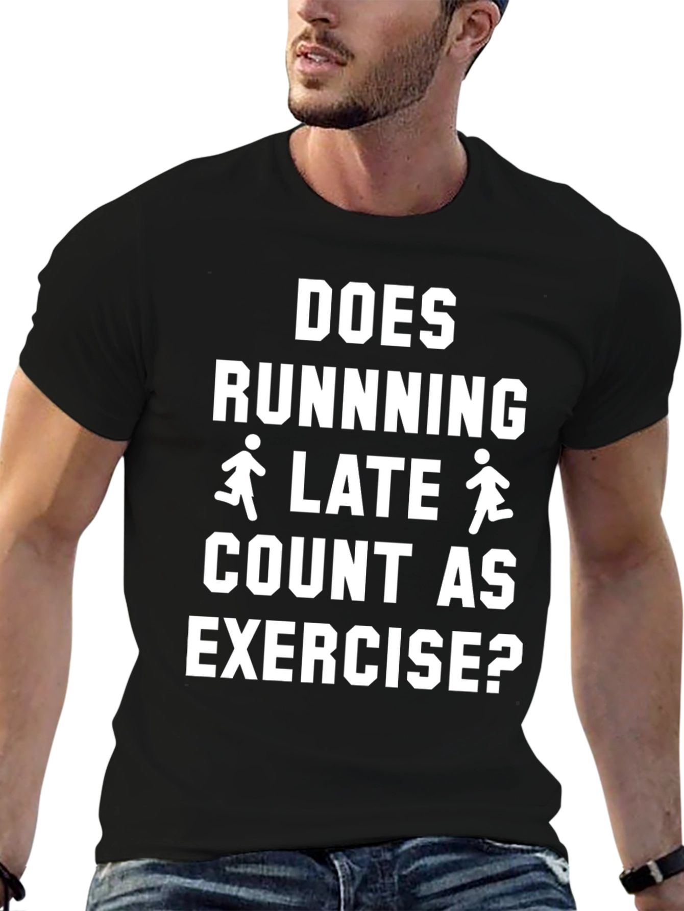 Running Late Exercise Graphic Tee