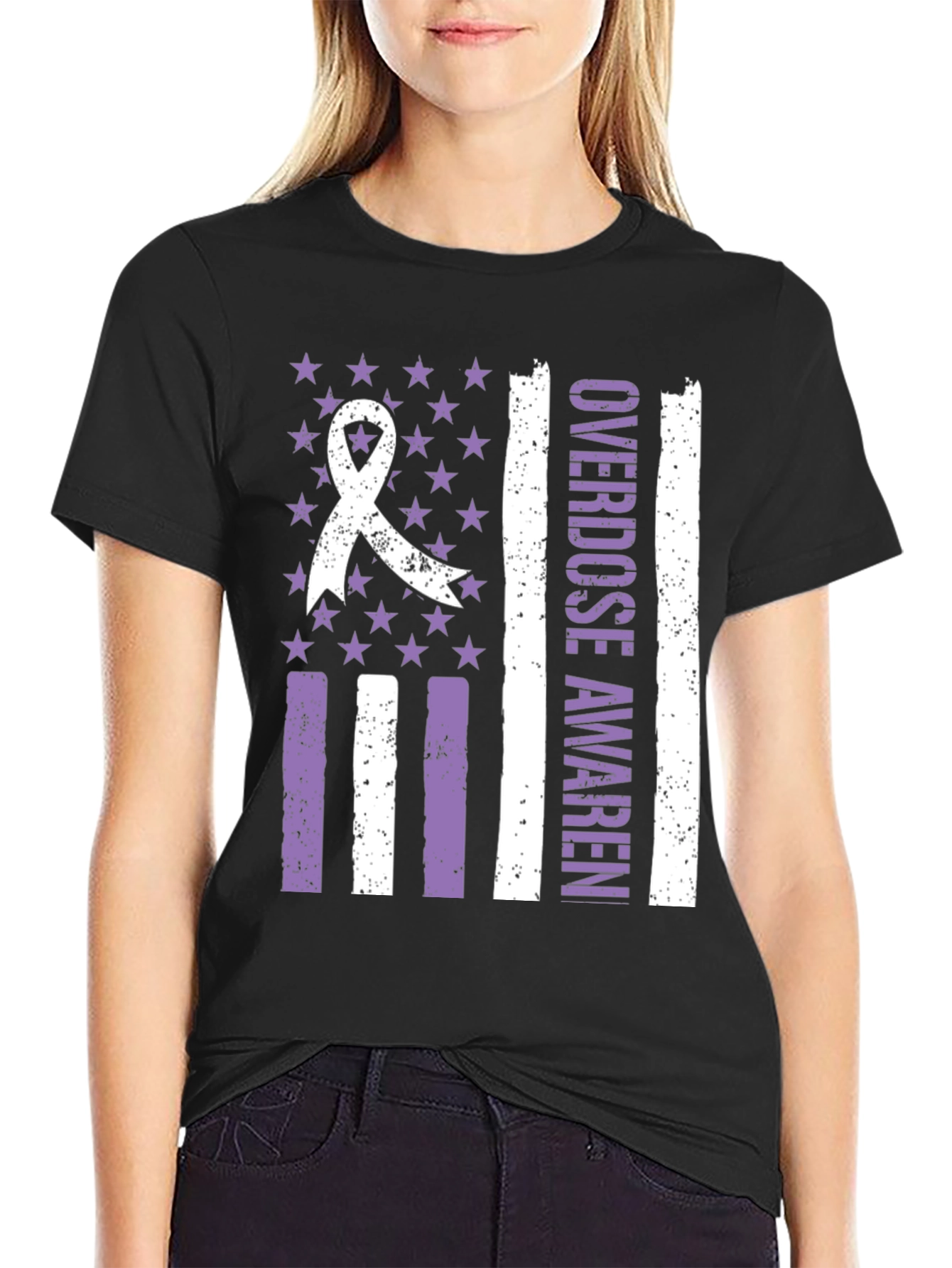 Overdose Awareness Ribbon T-Shirt
