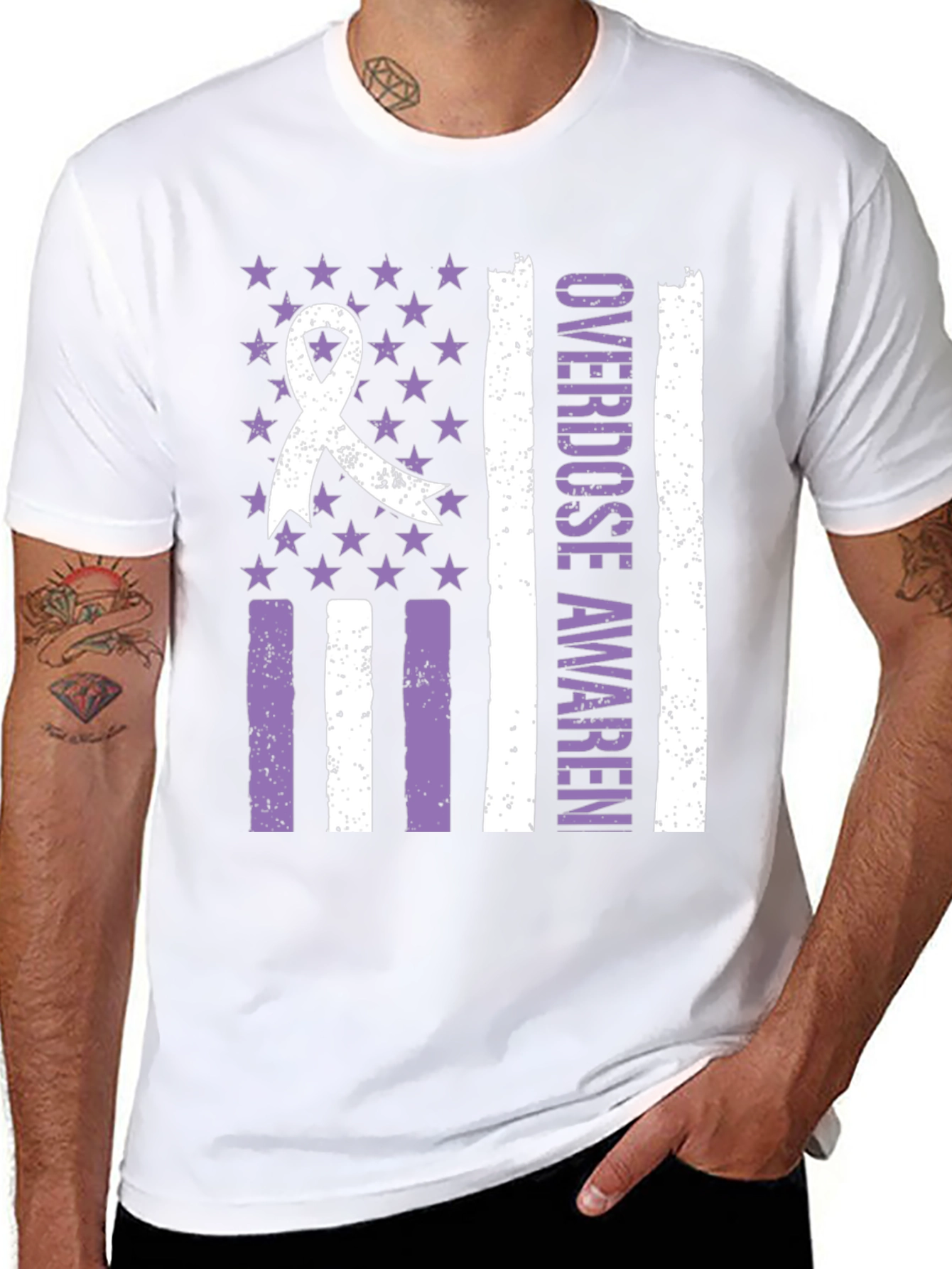 Overdose Awareness Ribbon T-Shirt