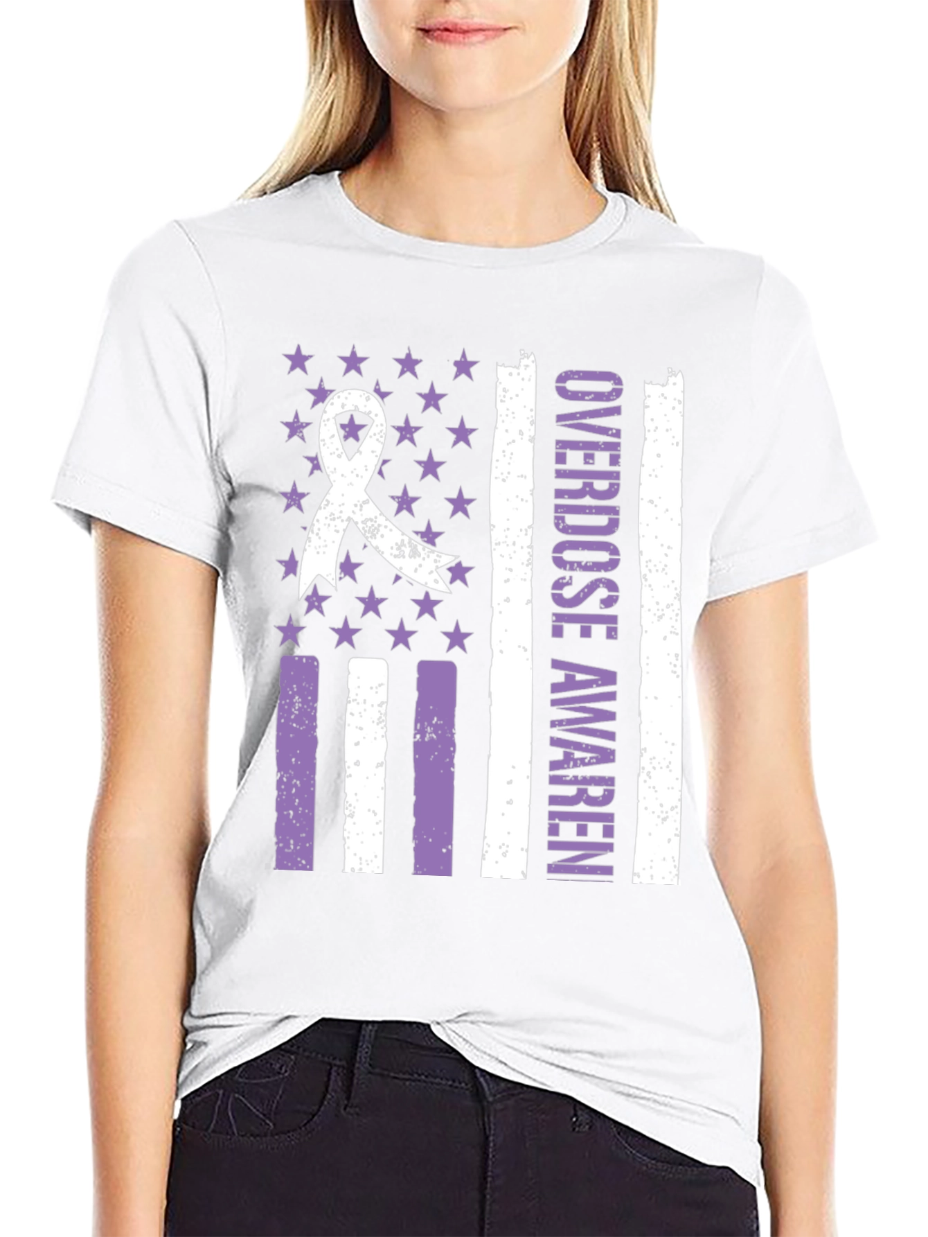 Overdose Awareness Ribbon T-Shirt