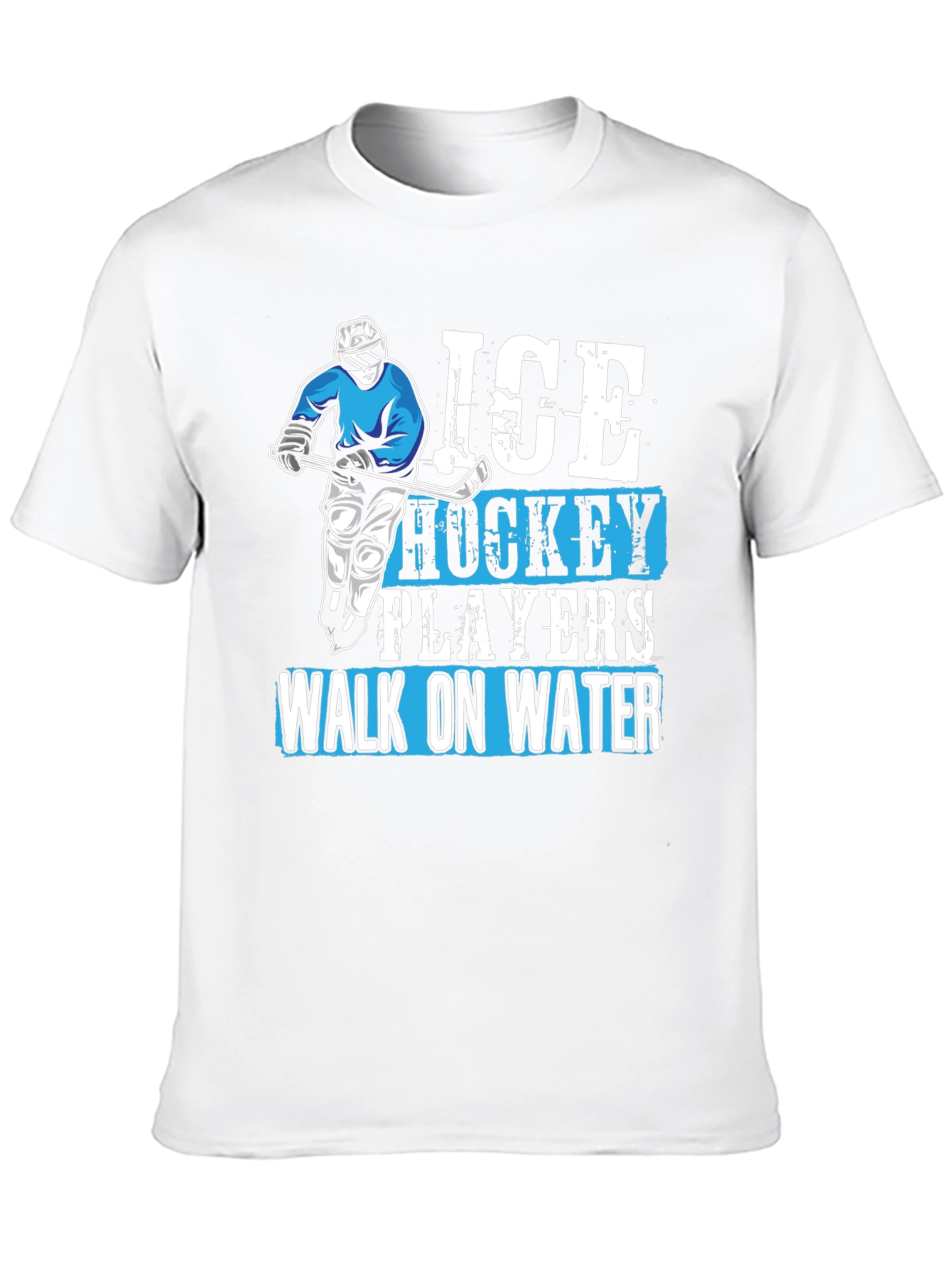 Ice Hockey Player Graphic T-Shirt - Walk On Water