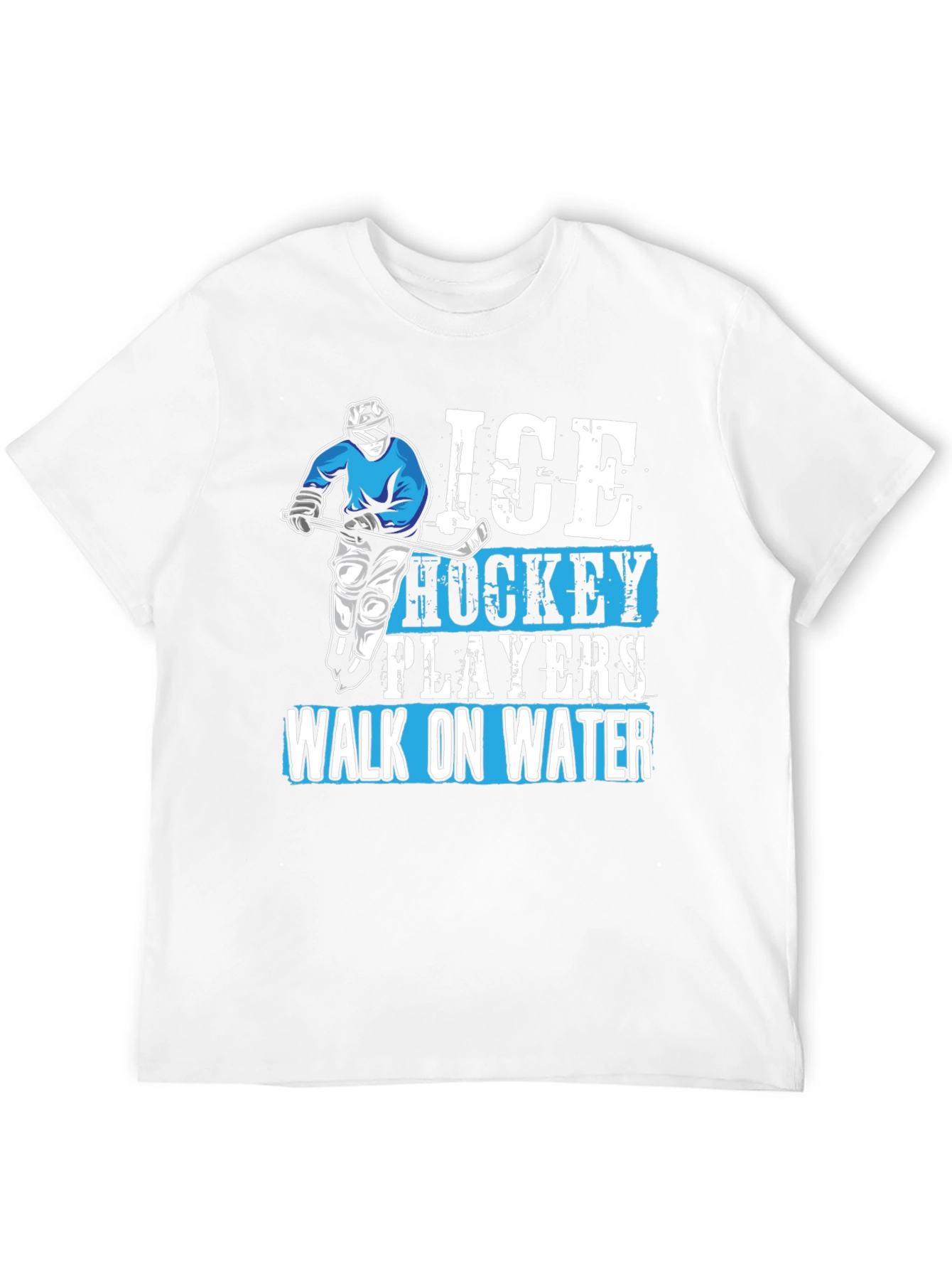 Ice Hockey Player Graphic T-Shirt - Walk On Water