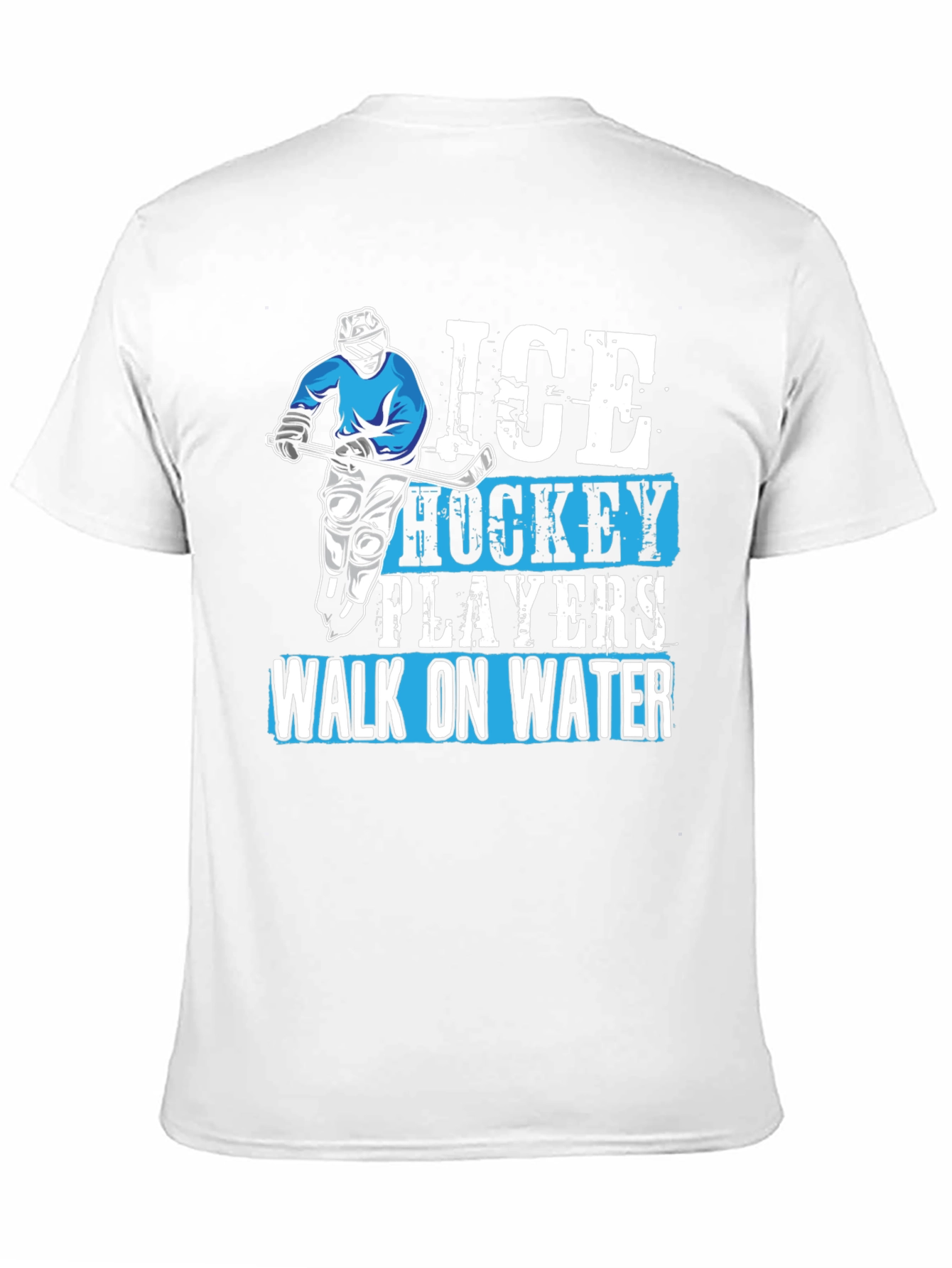 Ice Hockey Player Graphic T-Shirt - Walk On Water