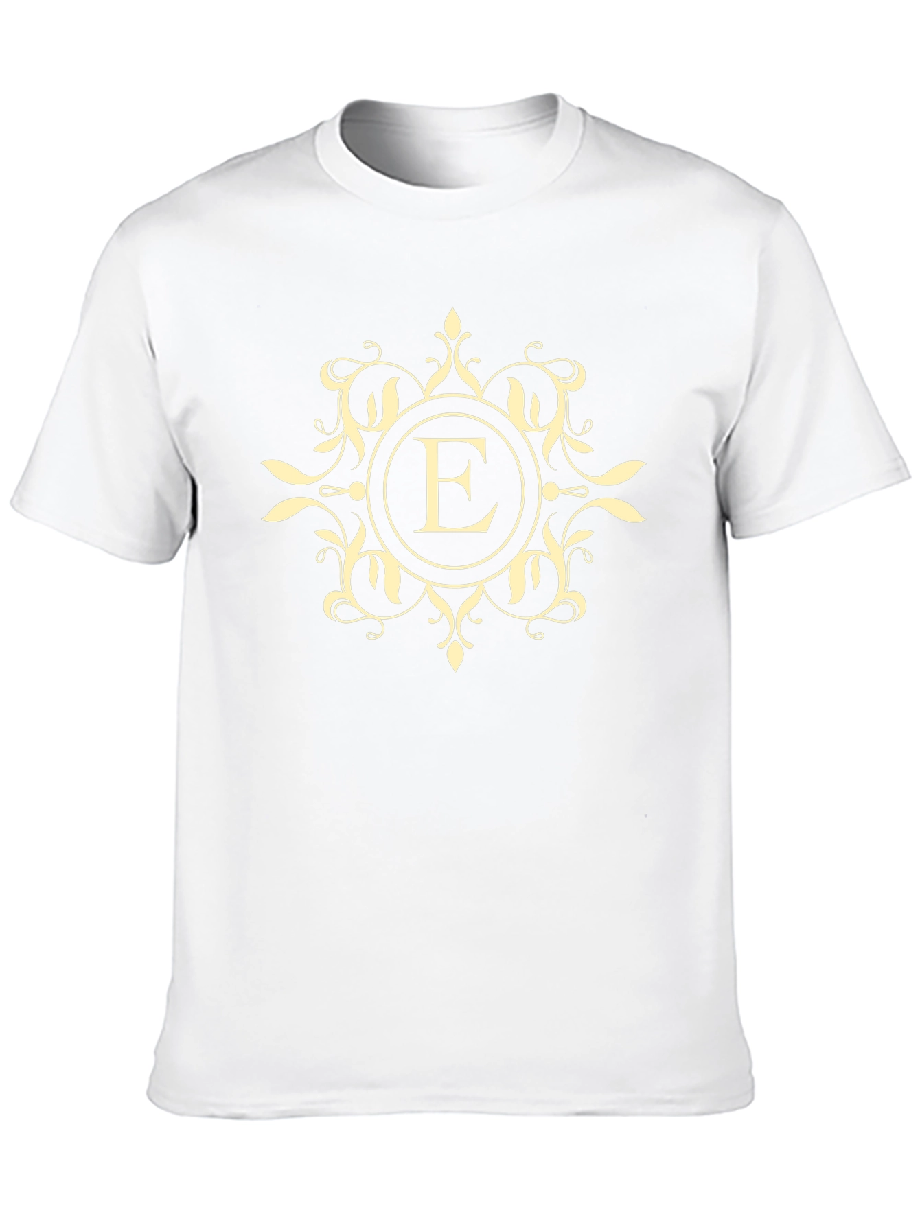 Elegant E Monogram Black T-Shirt