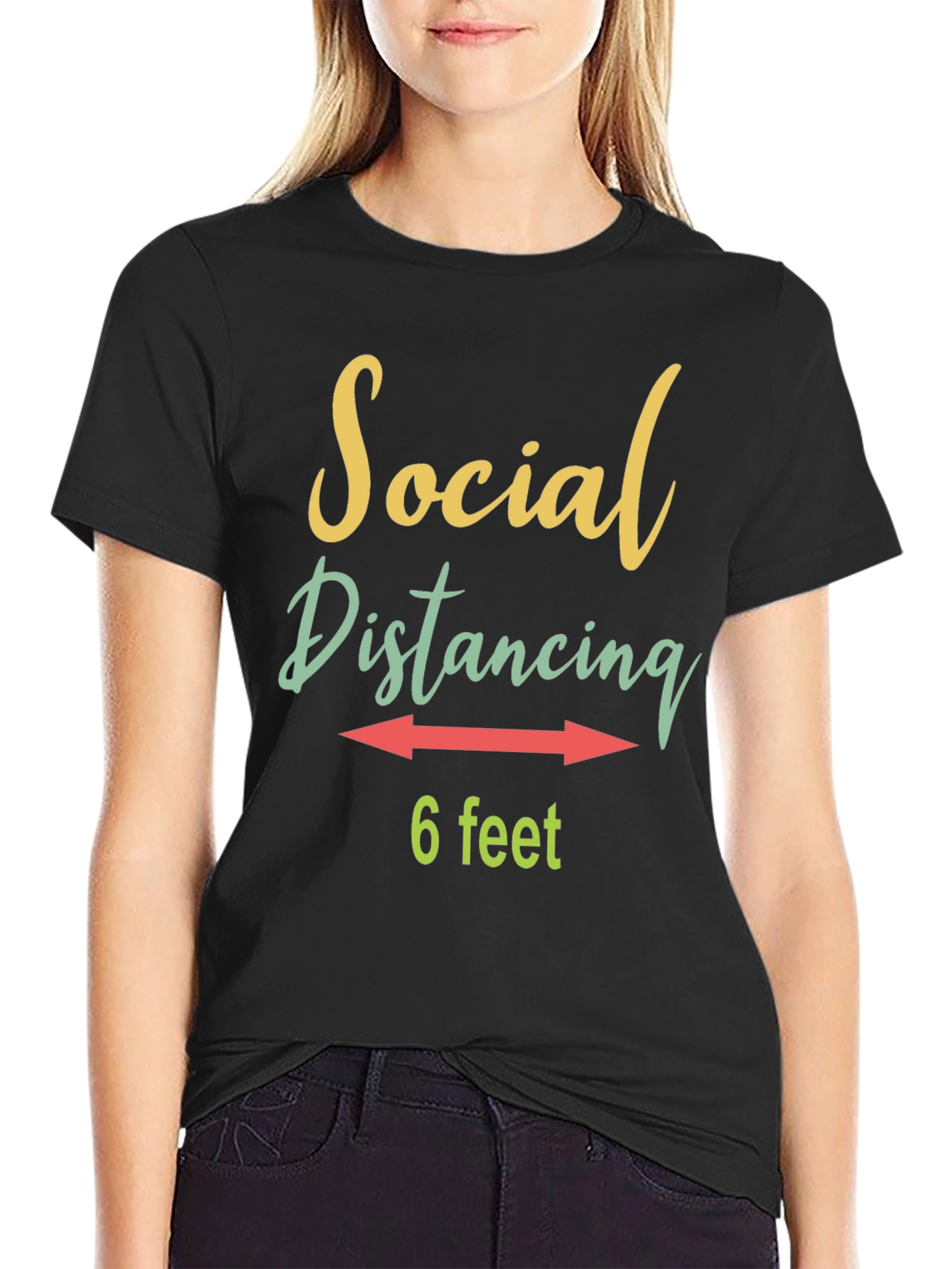 Social Distancing T-Shirt - 6 Feet