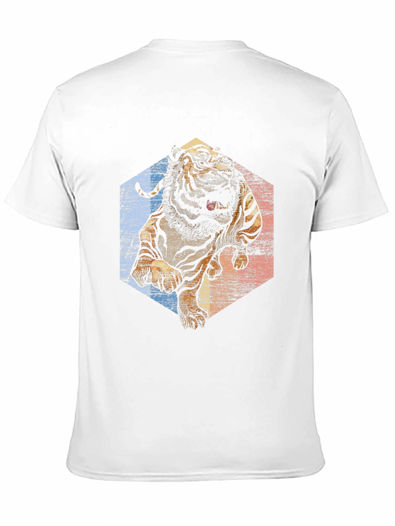 Tiger Graphic Tee - Retro Style