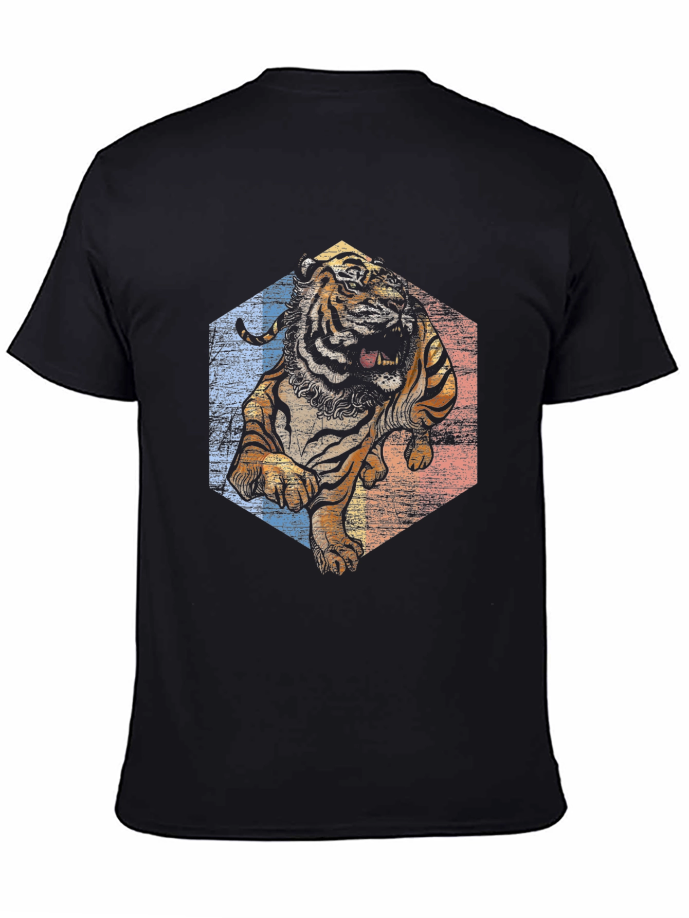 Tiger Graphic Tee - Retro Style