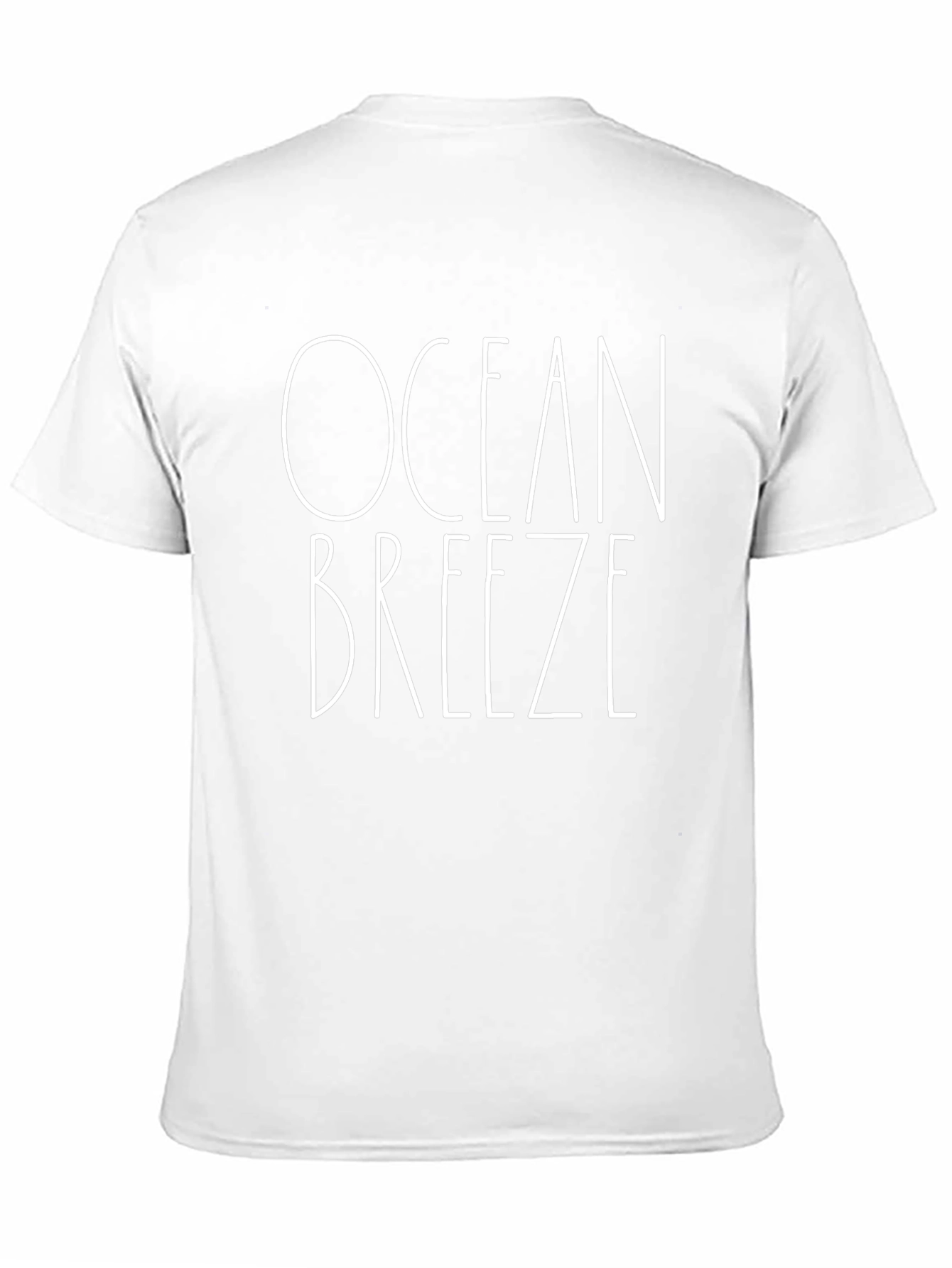 Ocean Breeze Black Graphic T-Shirt