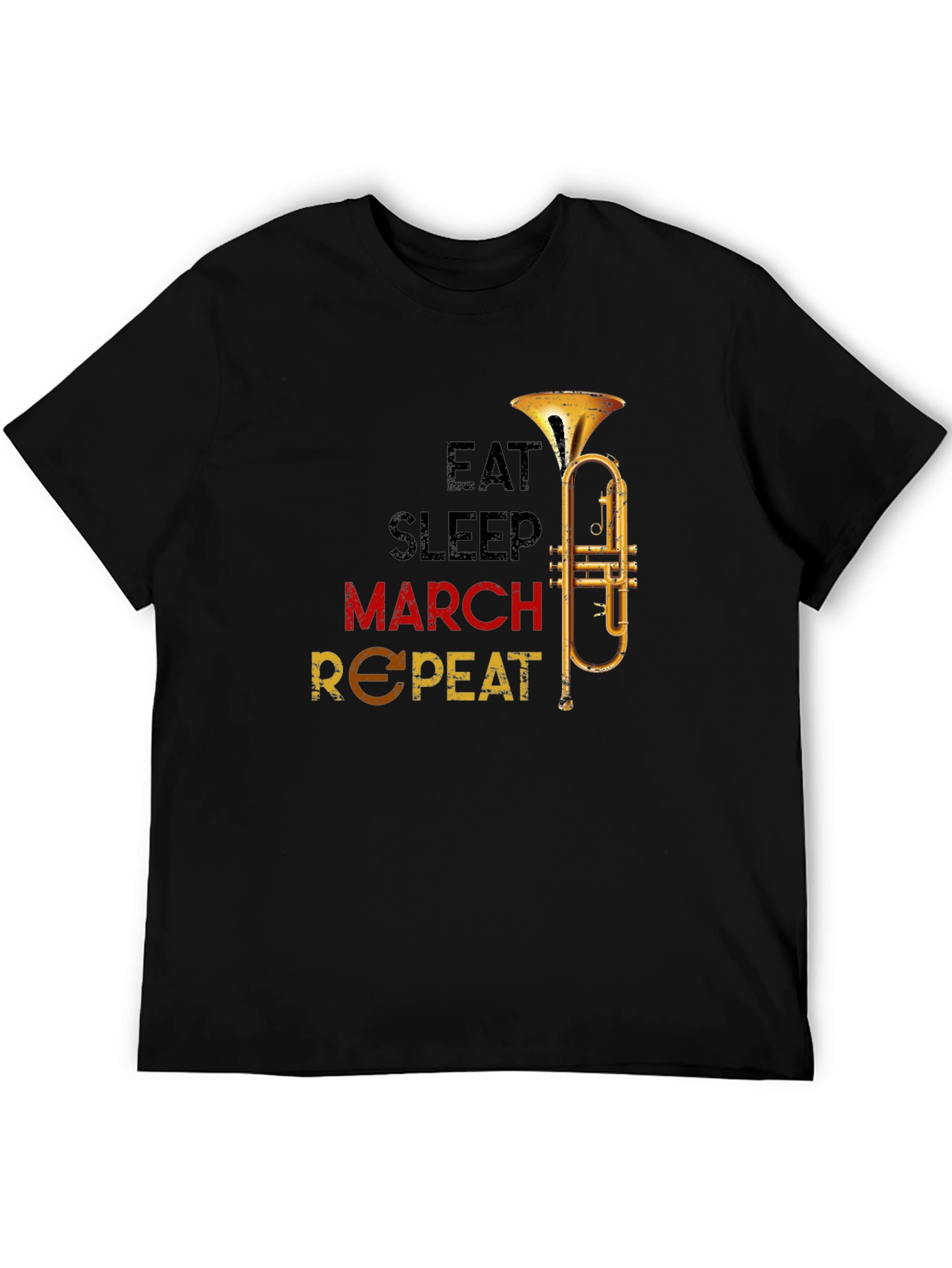 Eat Sleep March Repeat Trumpet T-Shirt