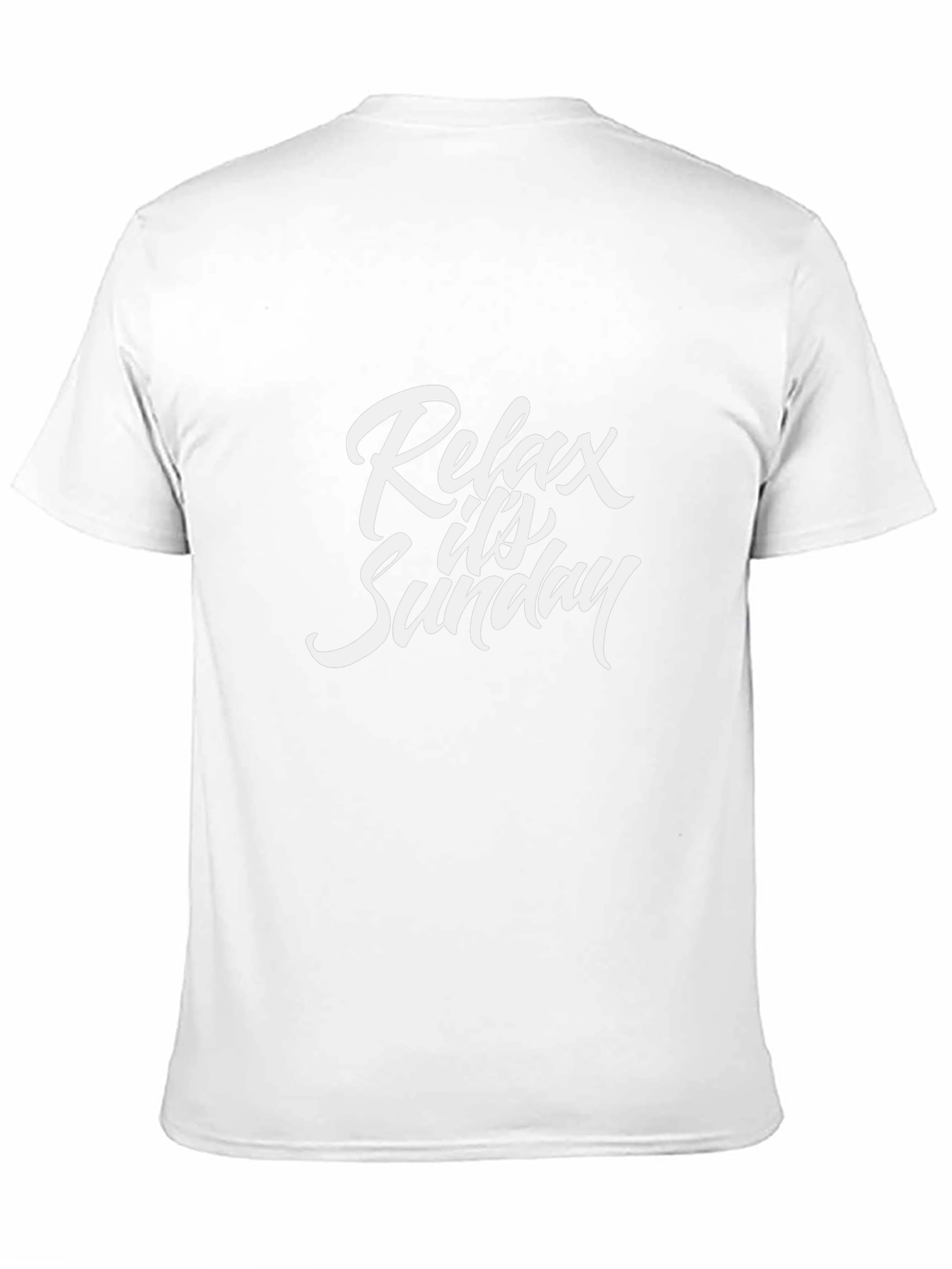 Relax Its Sunday T-Shirt - Black