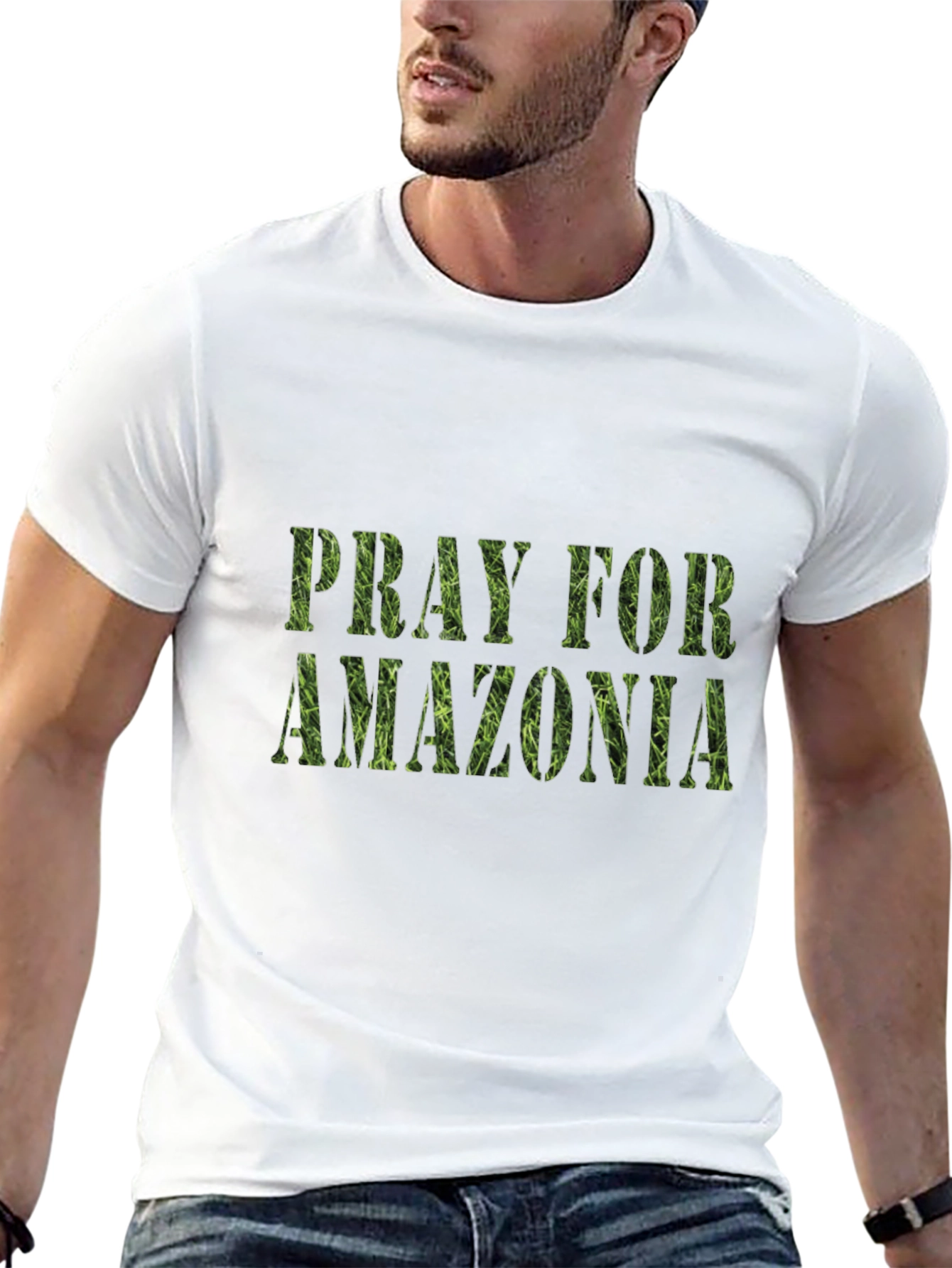 Pray for Amazonia Black T-Shirt