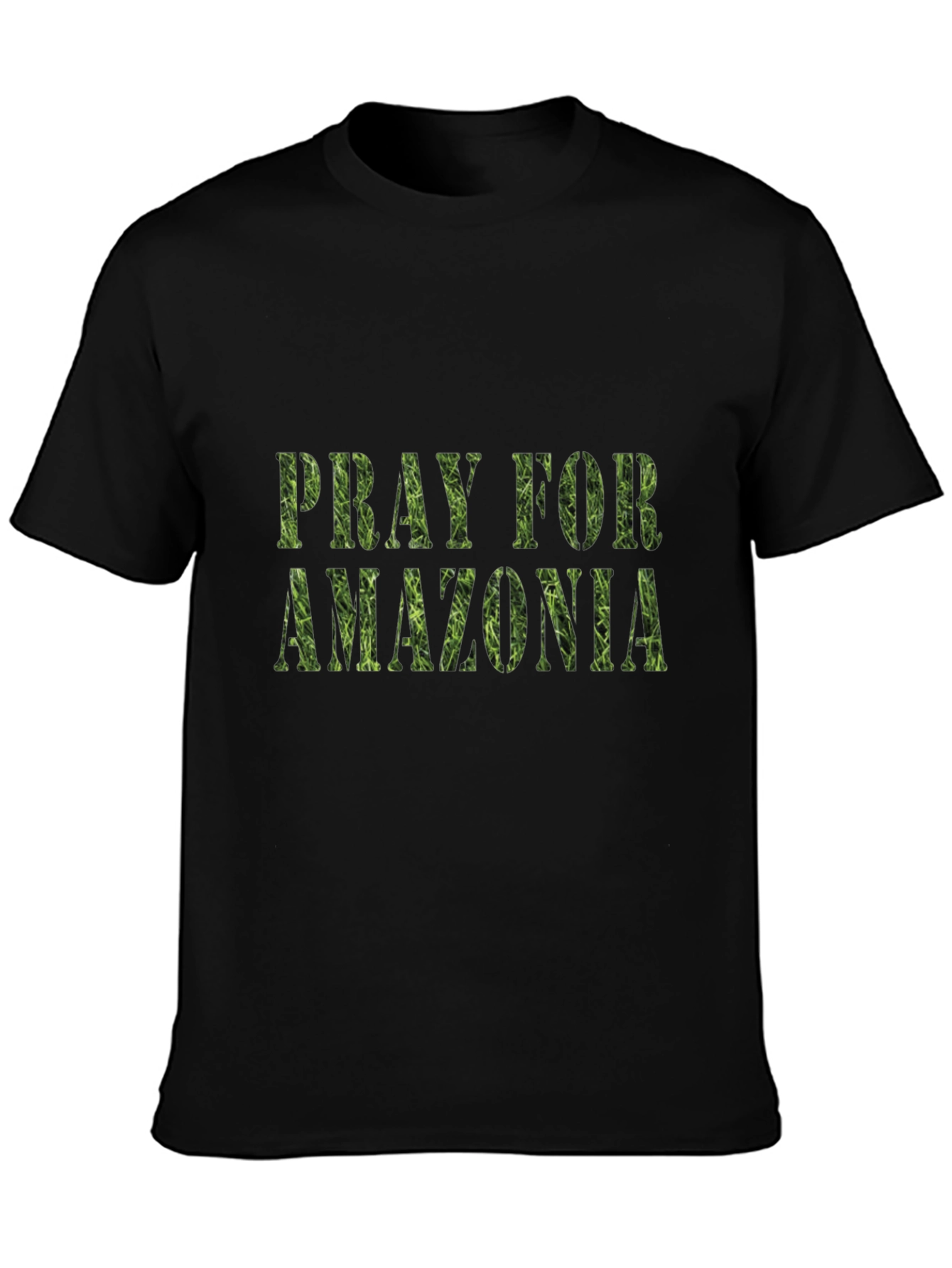 Pray for Amazonia Black T-Shirt