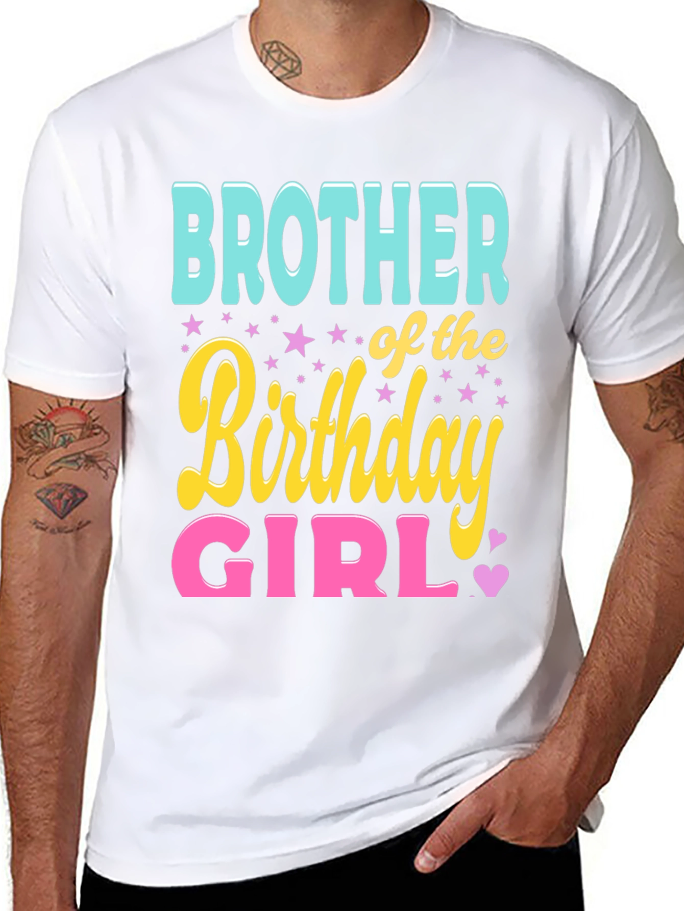 Brother of the Birthday Girl T-Shirt