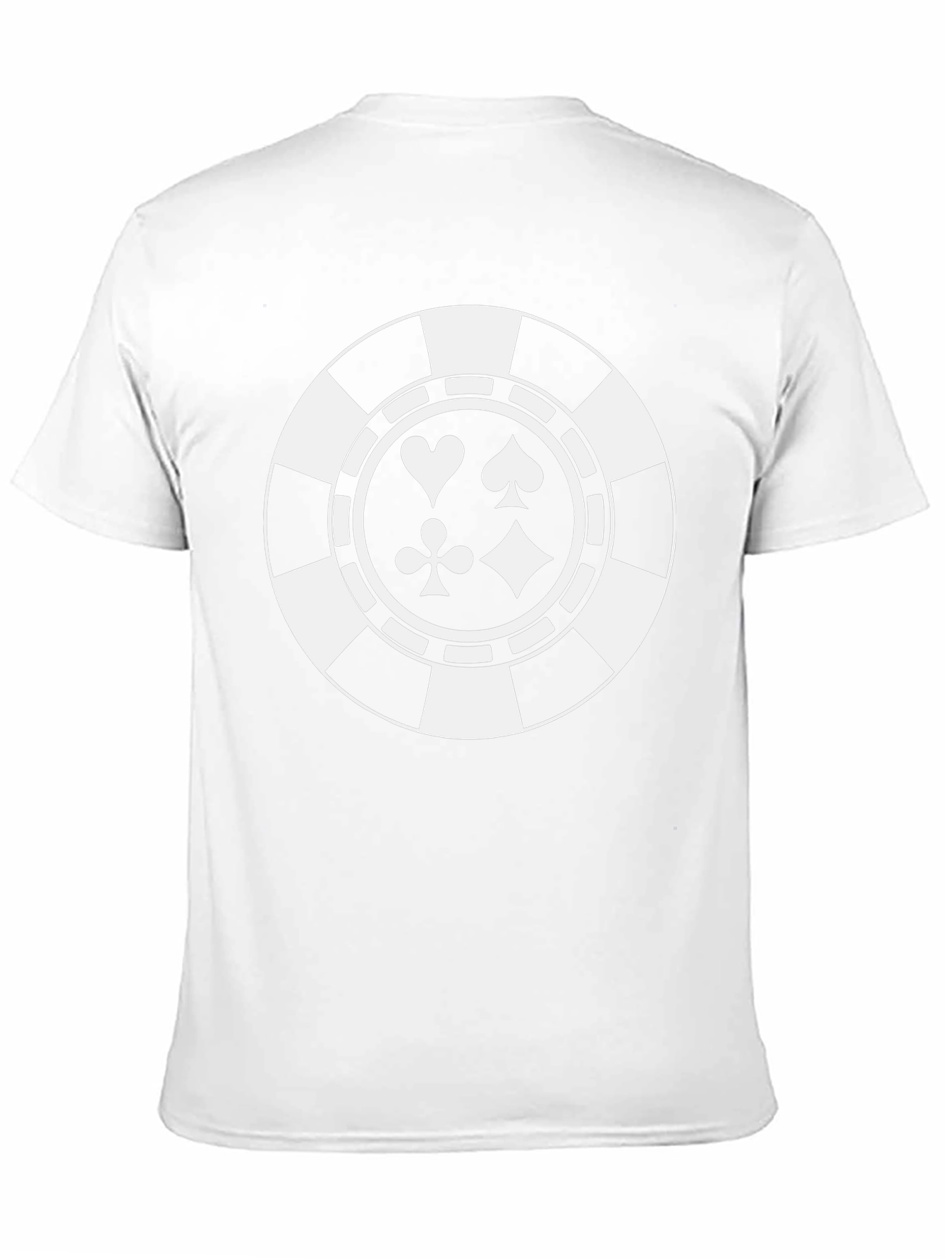 Poker Chip Suits Graphic T-Shirt - Casino Style