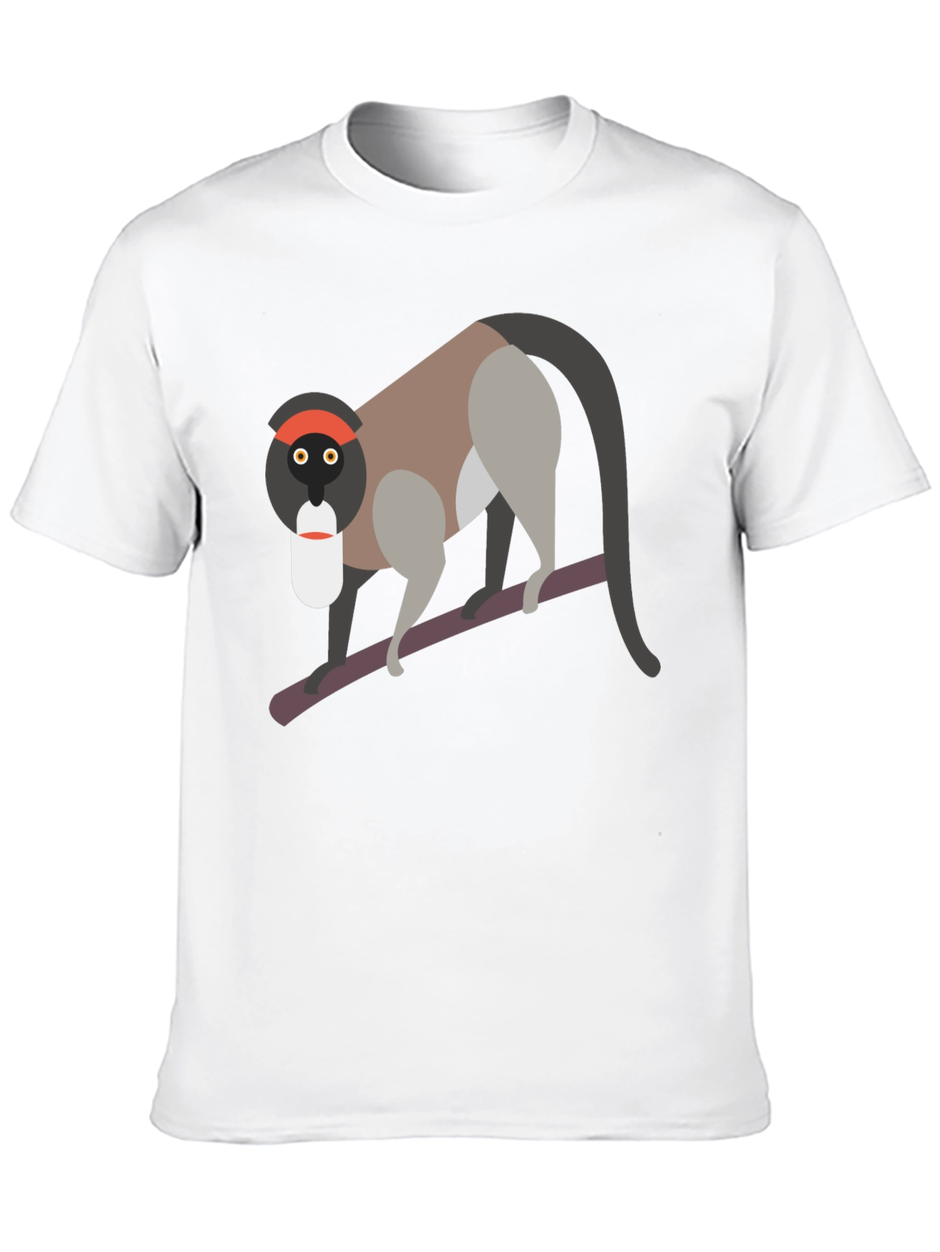 Unique Monkey Graphic T-Shirt - Black