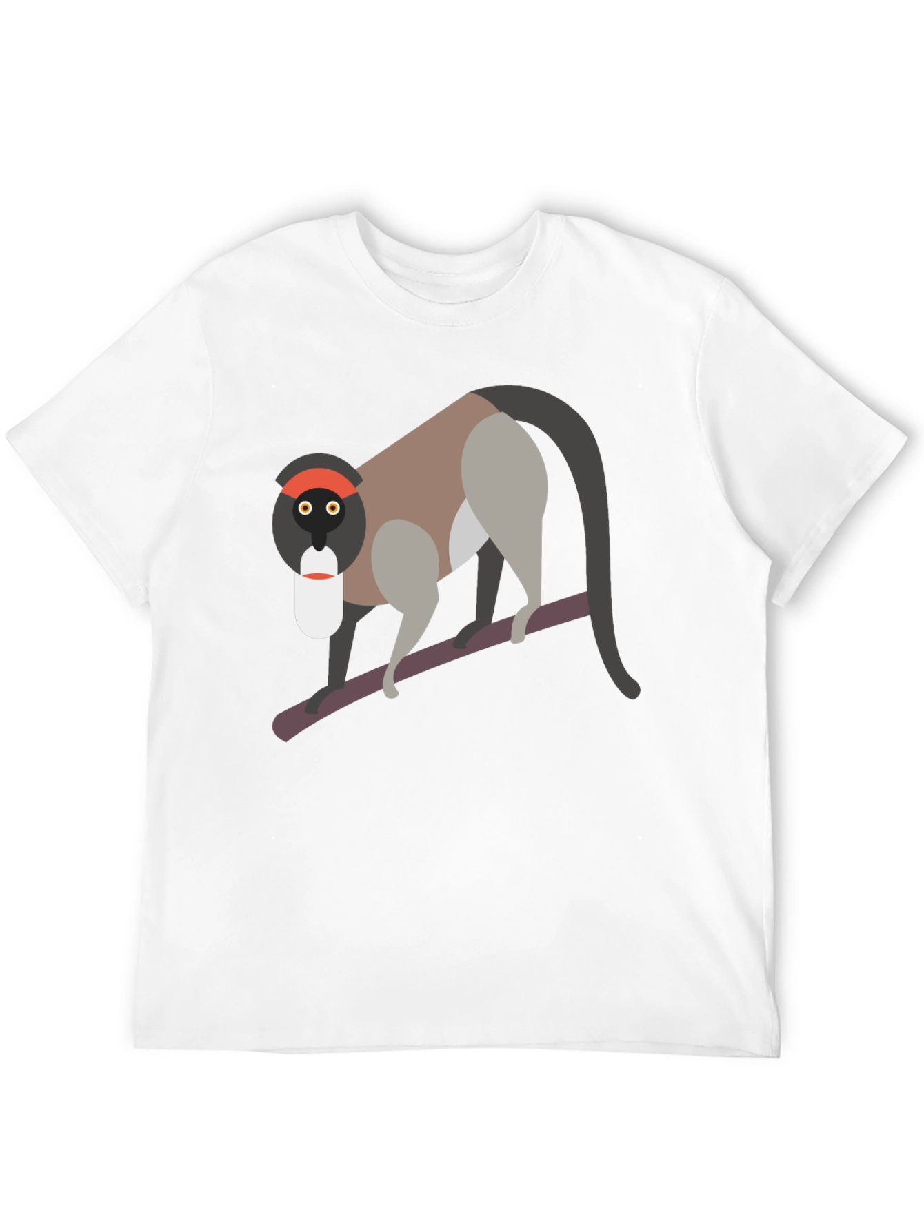 Unique Monkey Graphic T-Shirt - Black