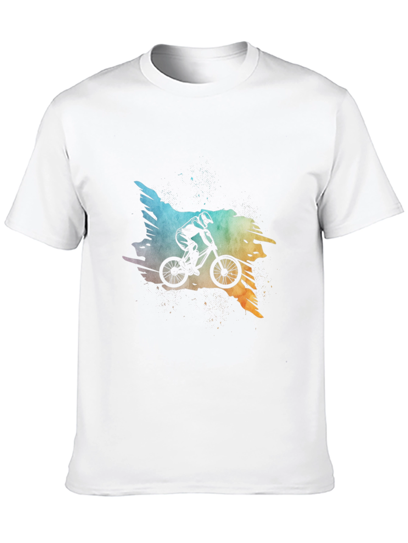 Mountain Biker Graphic Tee - Black