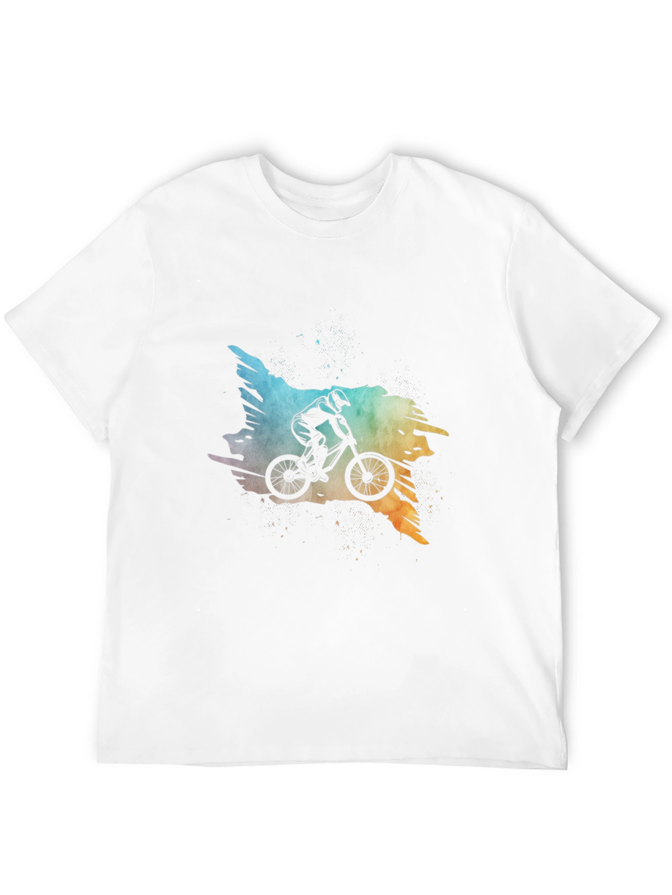 Mountain Biker Graphic Tee - Black