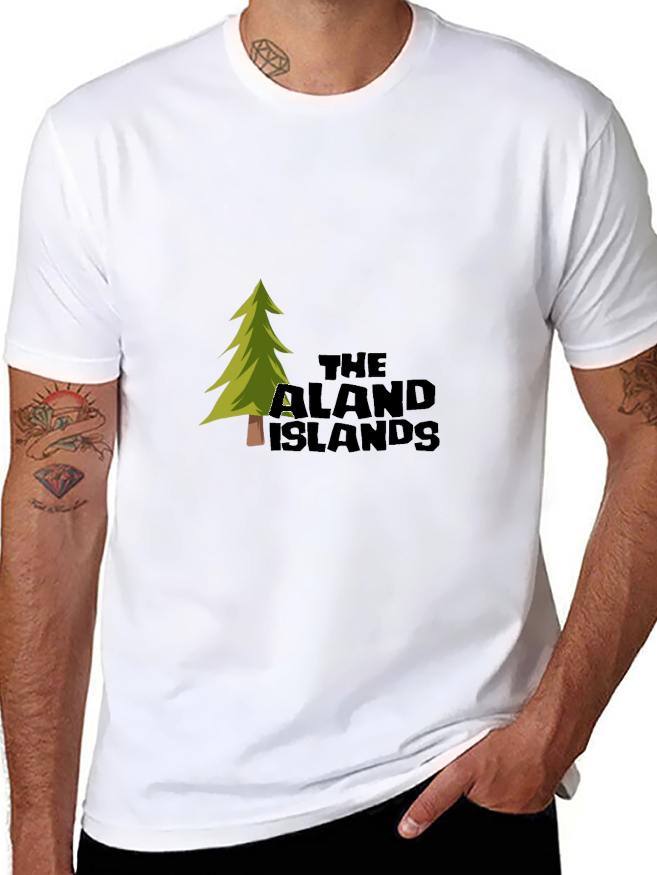 The Aland Islands Tree Graphic T-Shirt