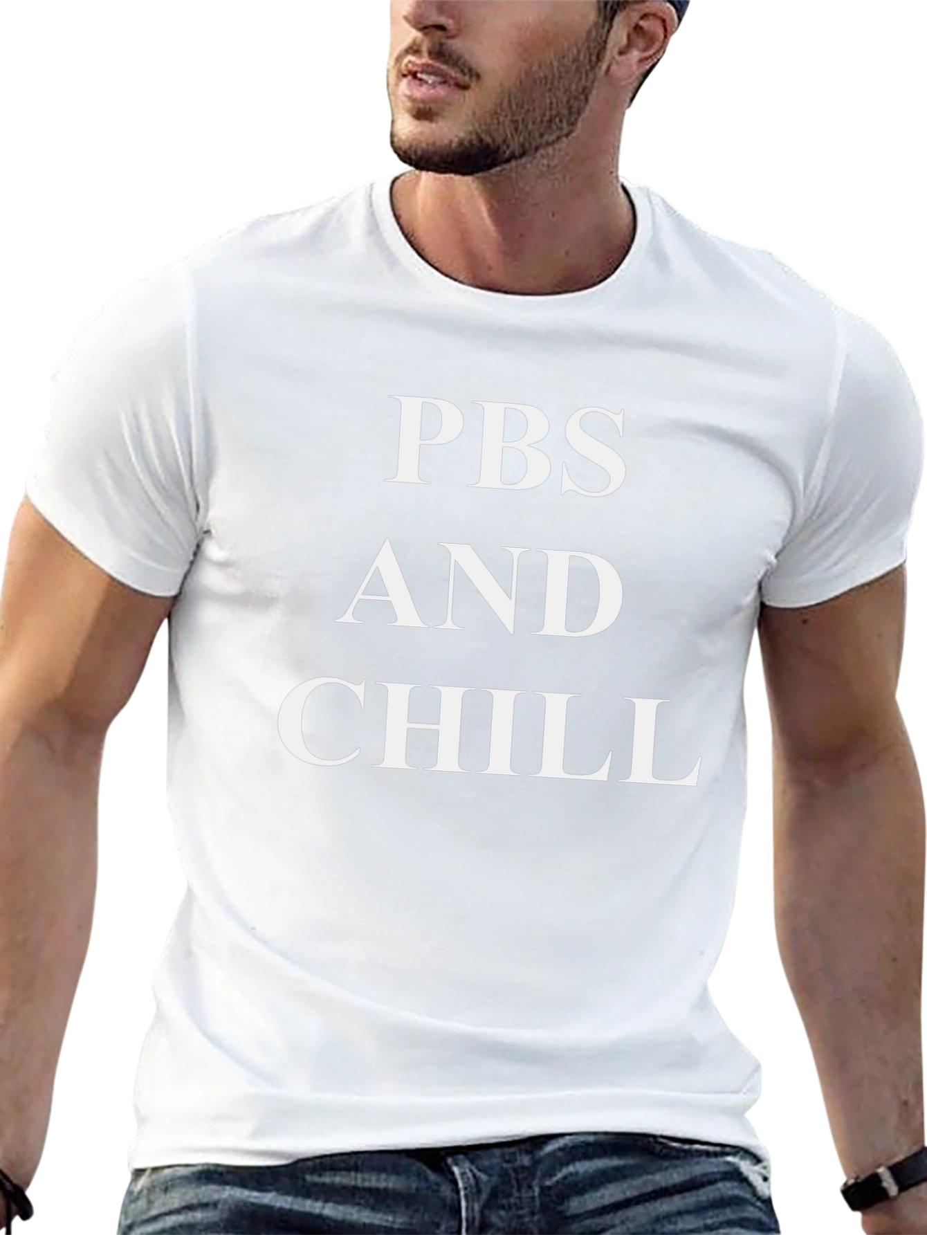 PBS and Chill Graphic Tee - Black