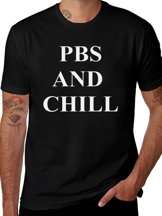 PBS and Chill Graphic Tee - Black
