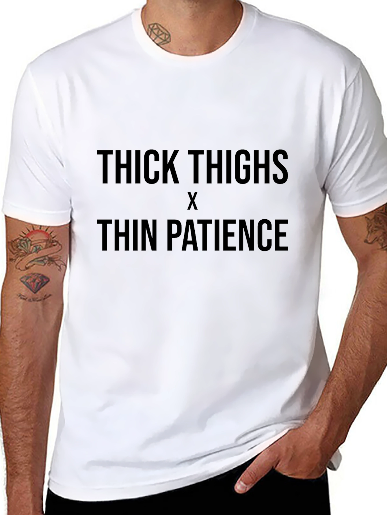 Thick Thighs Thin Patience Graphic Tee