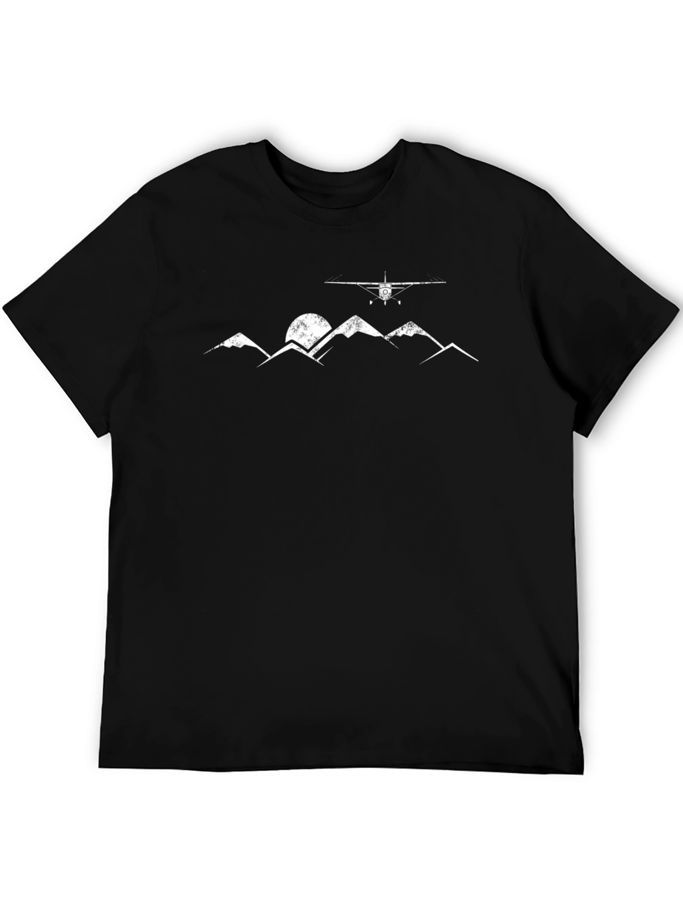 Mountain & Airplane Graphic Tee