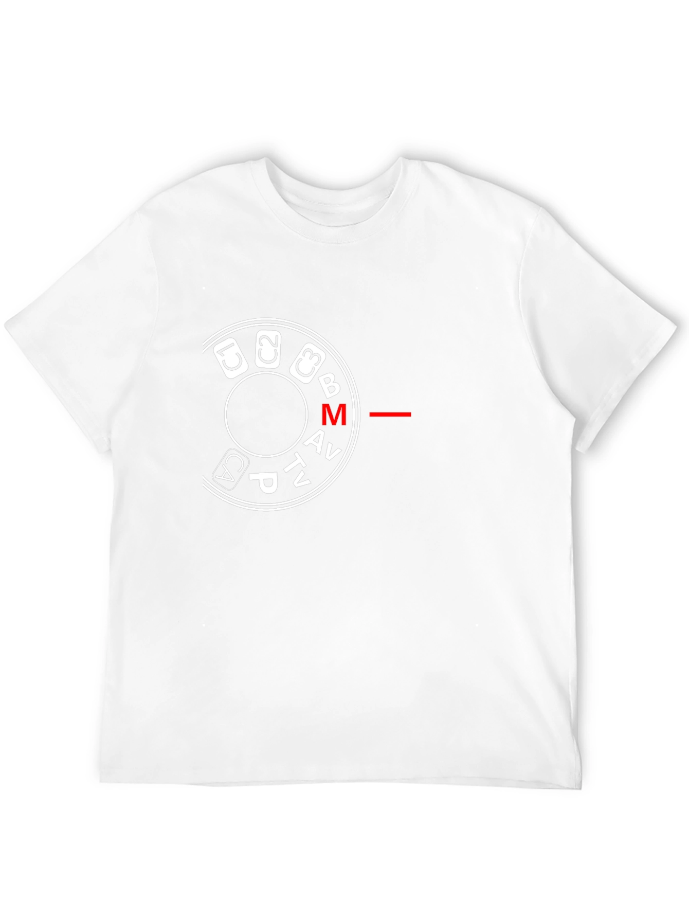 Camera Mode Dial Graphic Tee - Black