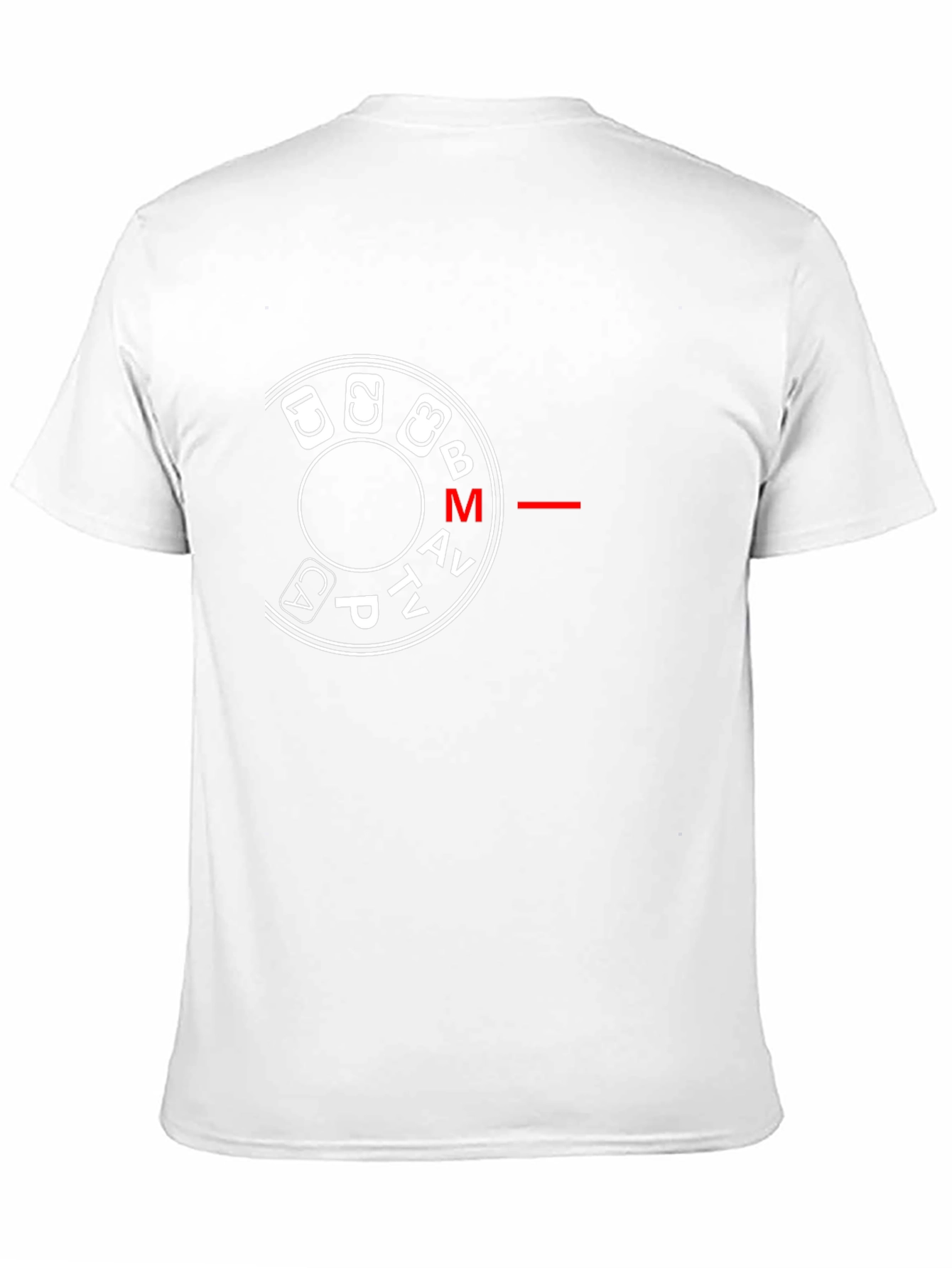 Camera Mode Dial Graphic Tee - Black