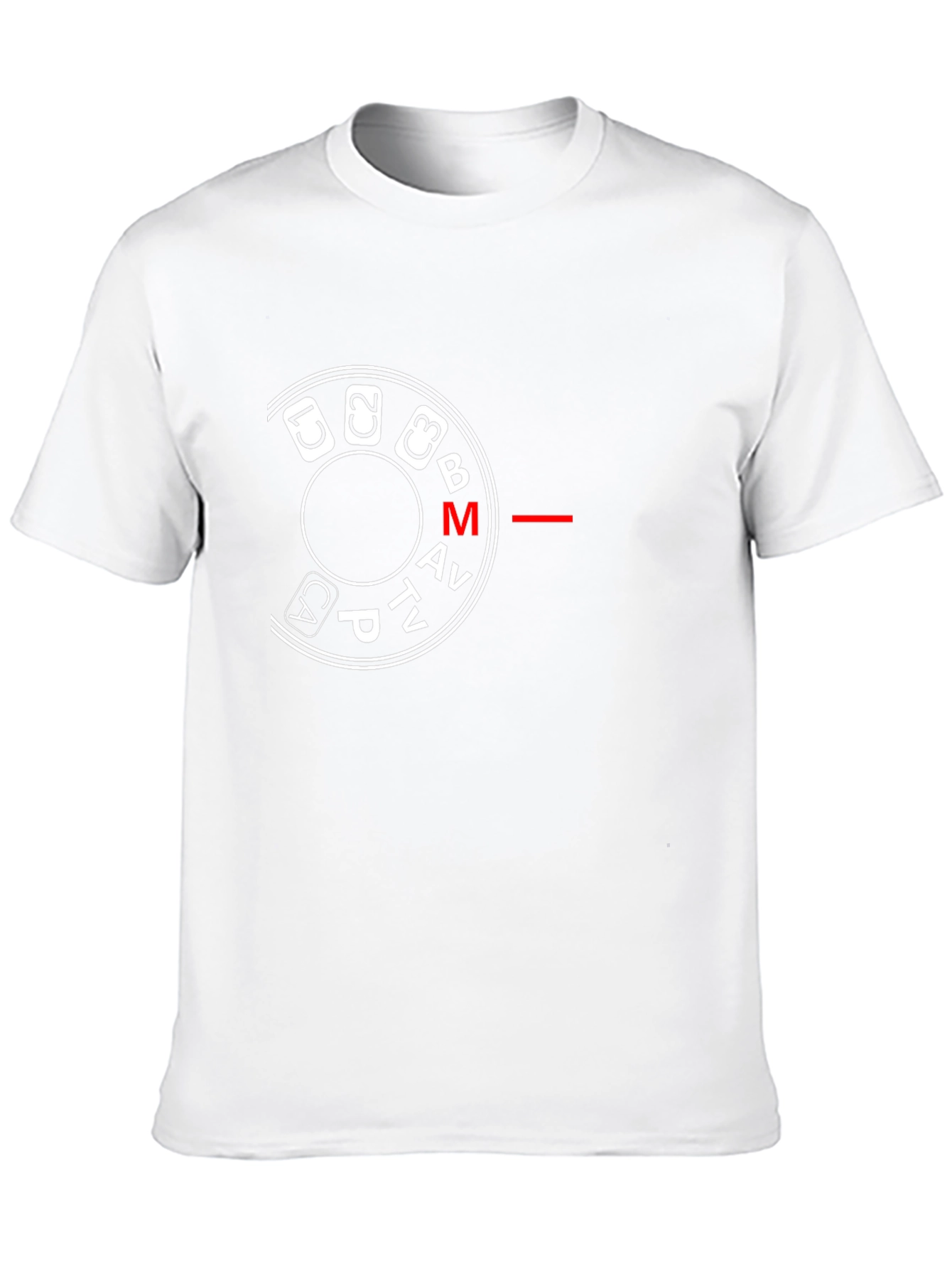 Camera Mode Dial Graphic Tee - Black