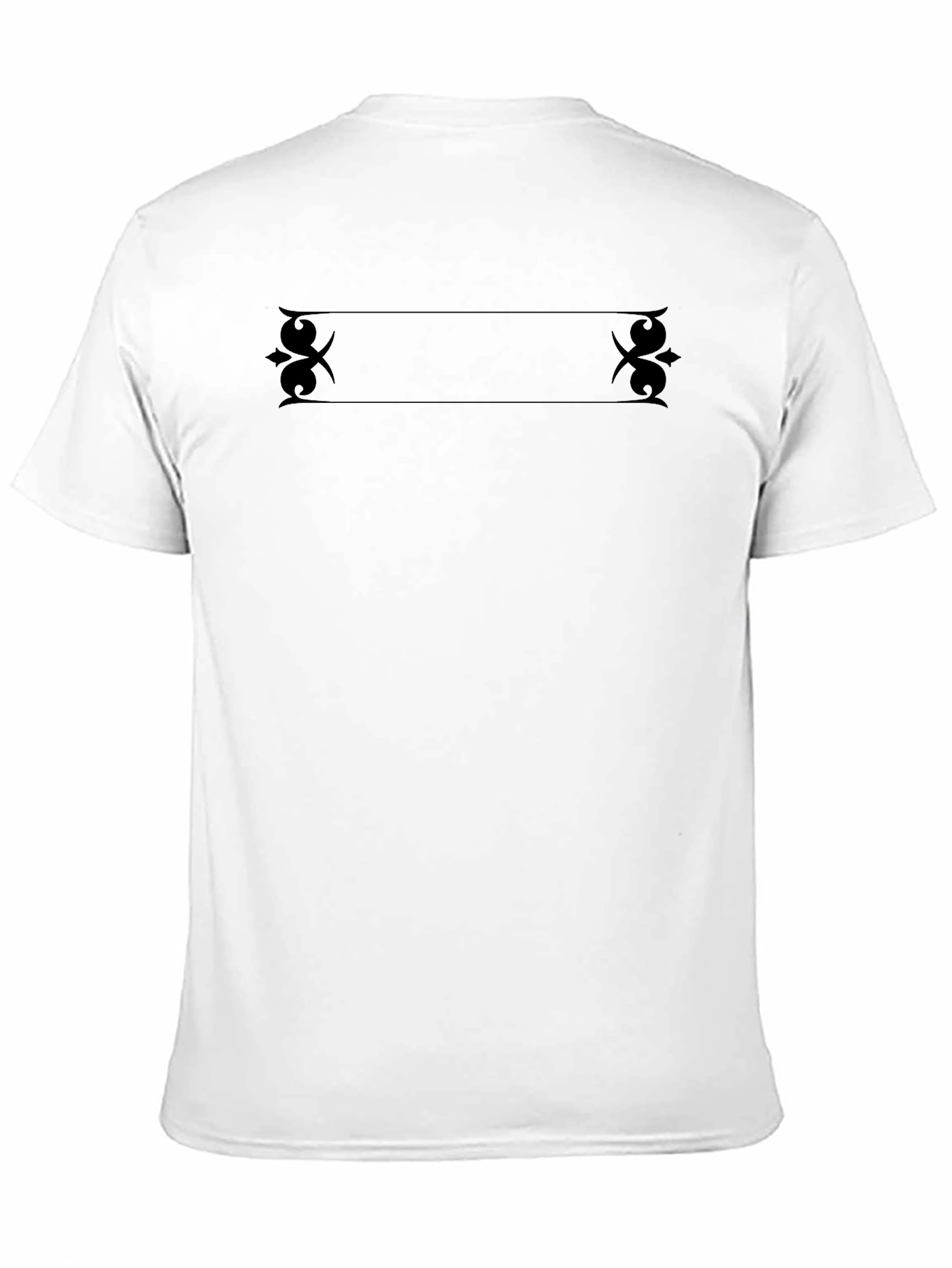 Elegant Black Graphic Tee - Classic Style
