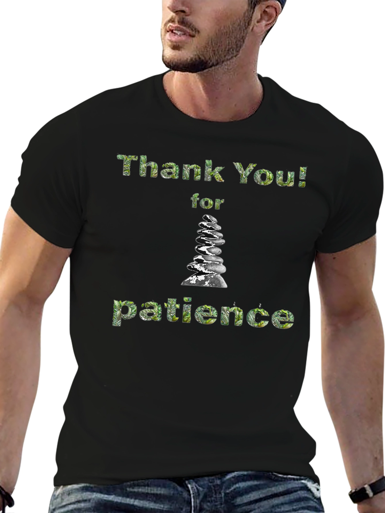 Thank You for Patience Stone Stack T-Shirt