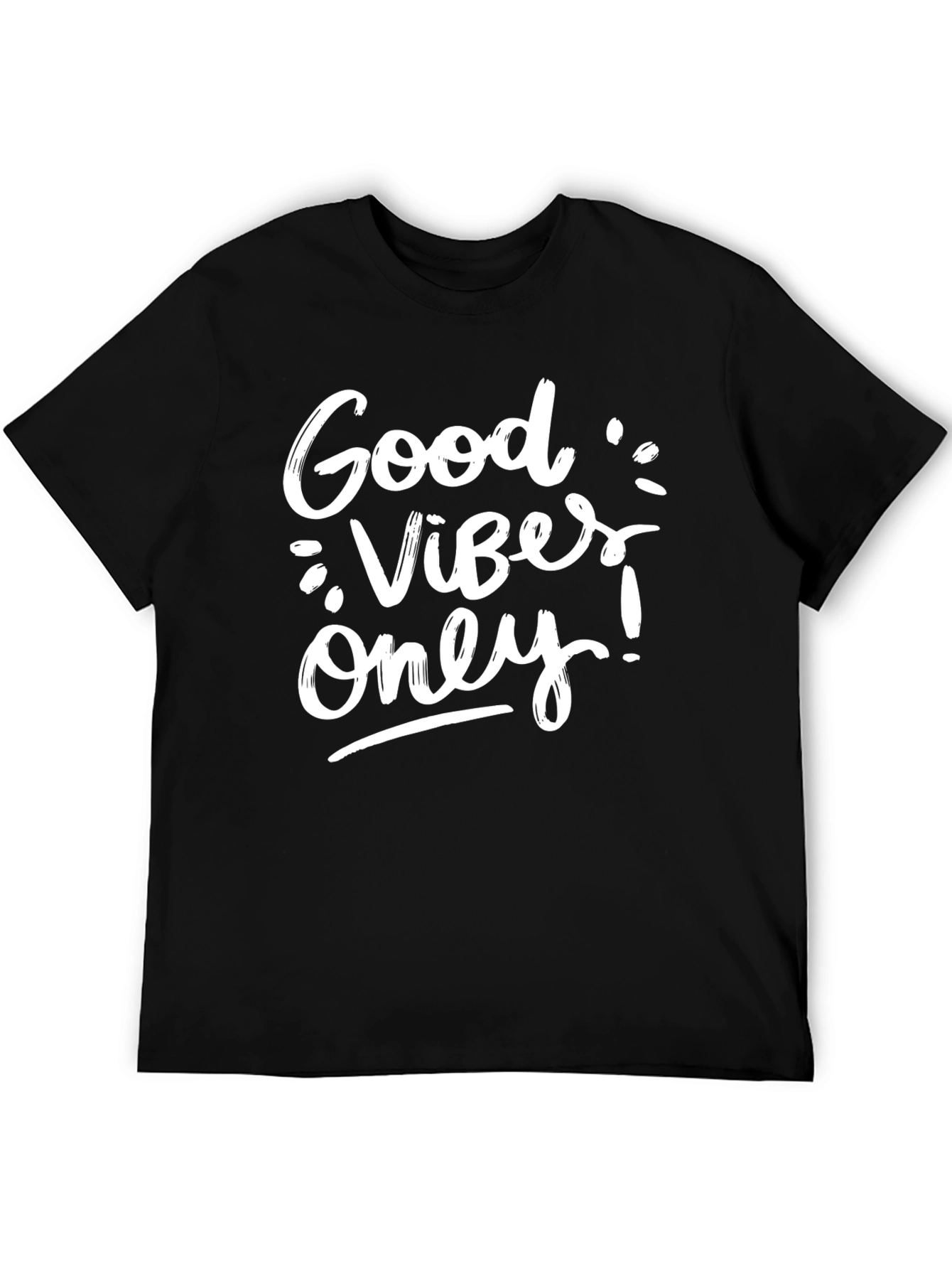 Good Vibes Only Black Graphic Tee