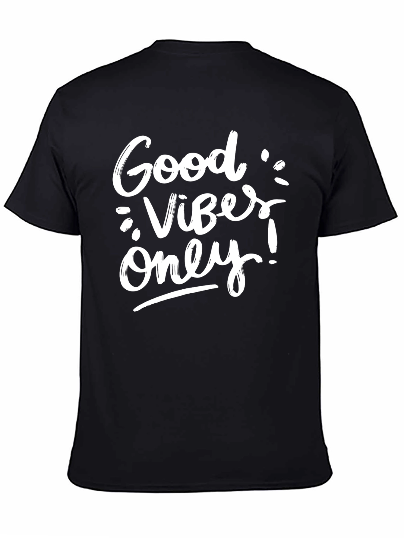 Good Vibes Only Black Graphic Tee