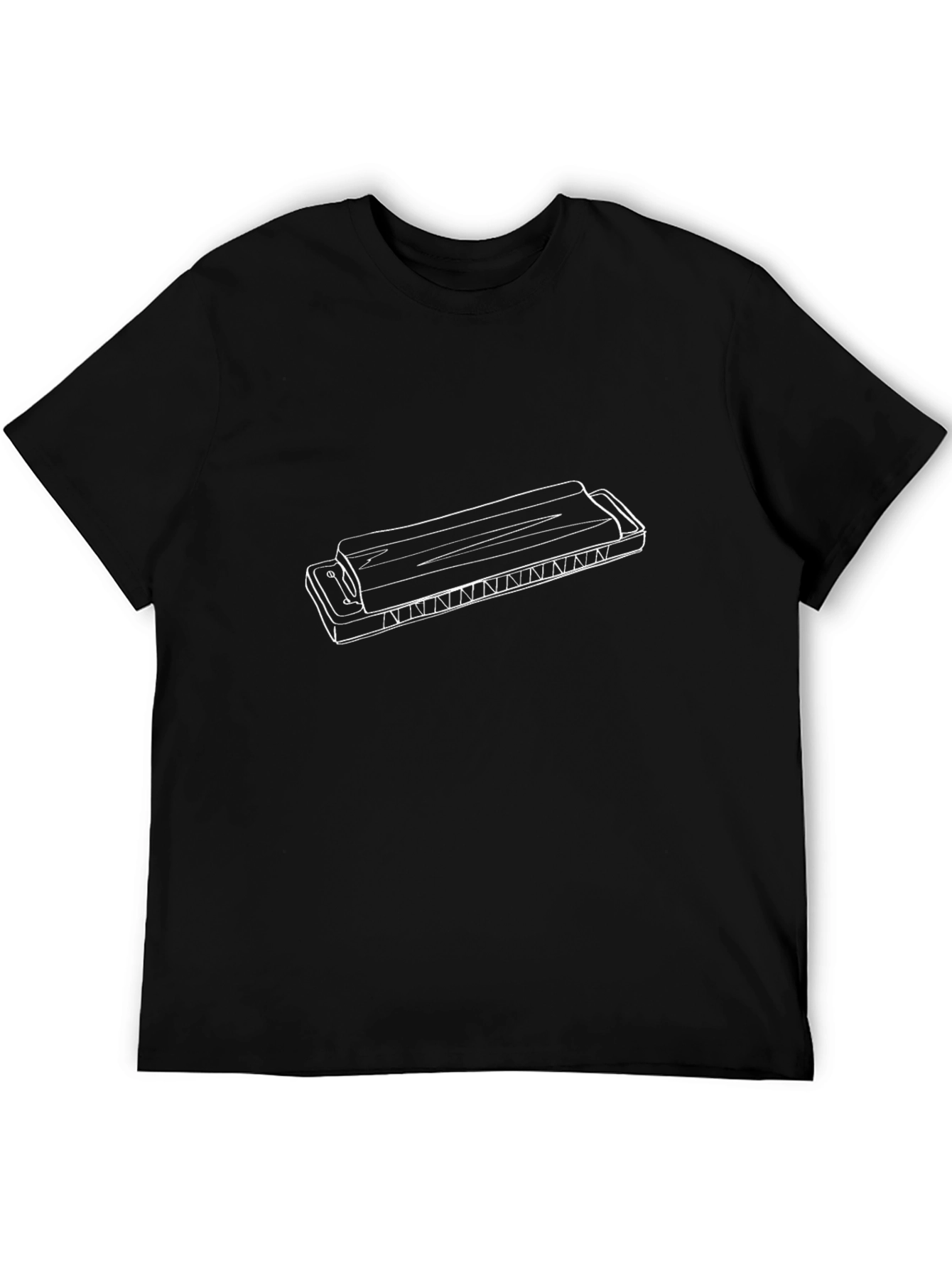 Harmonica Graphic Tee - Musical Instrument T-Shirt