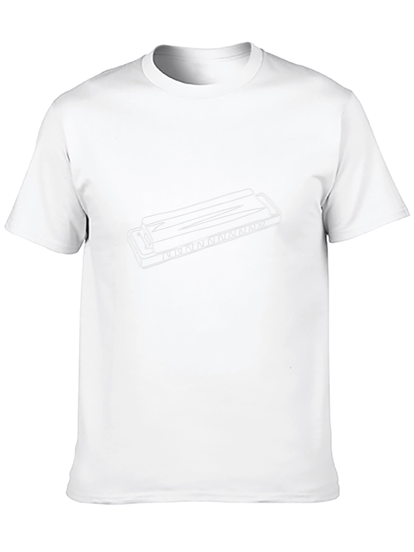 Harmonica Graphic Tee - Musical Instrument T-Shirt