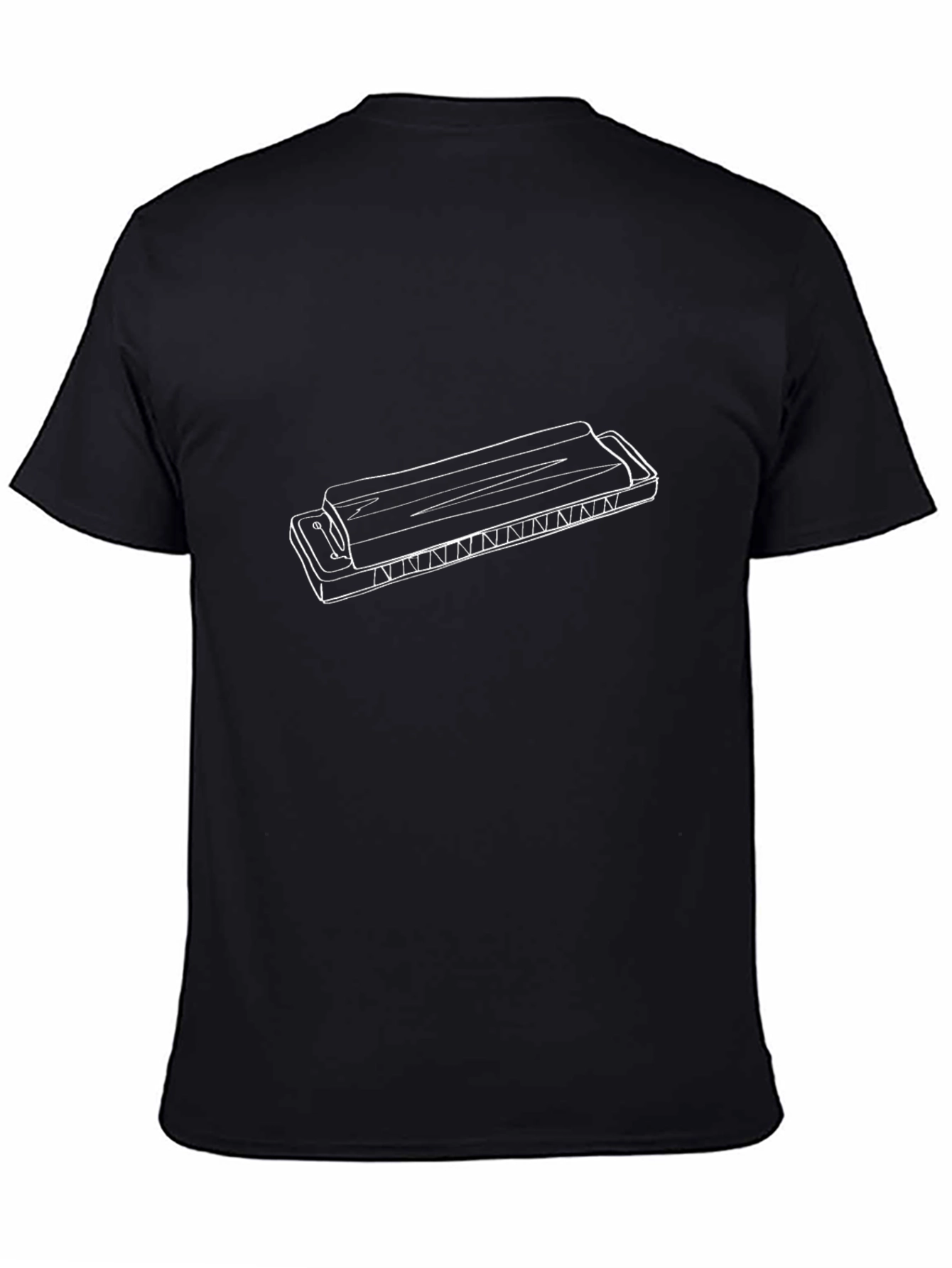 Harmonica Graphic Tee - Musical Instrument T-Shirt