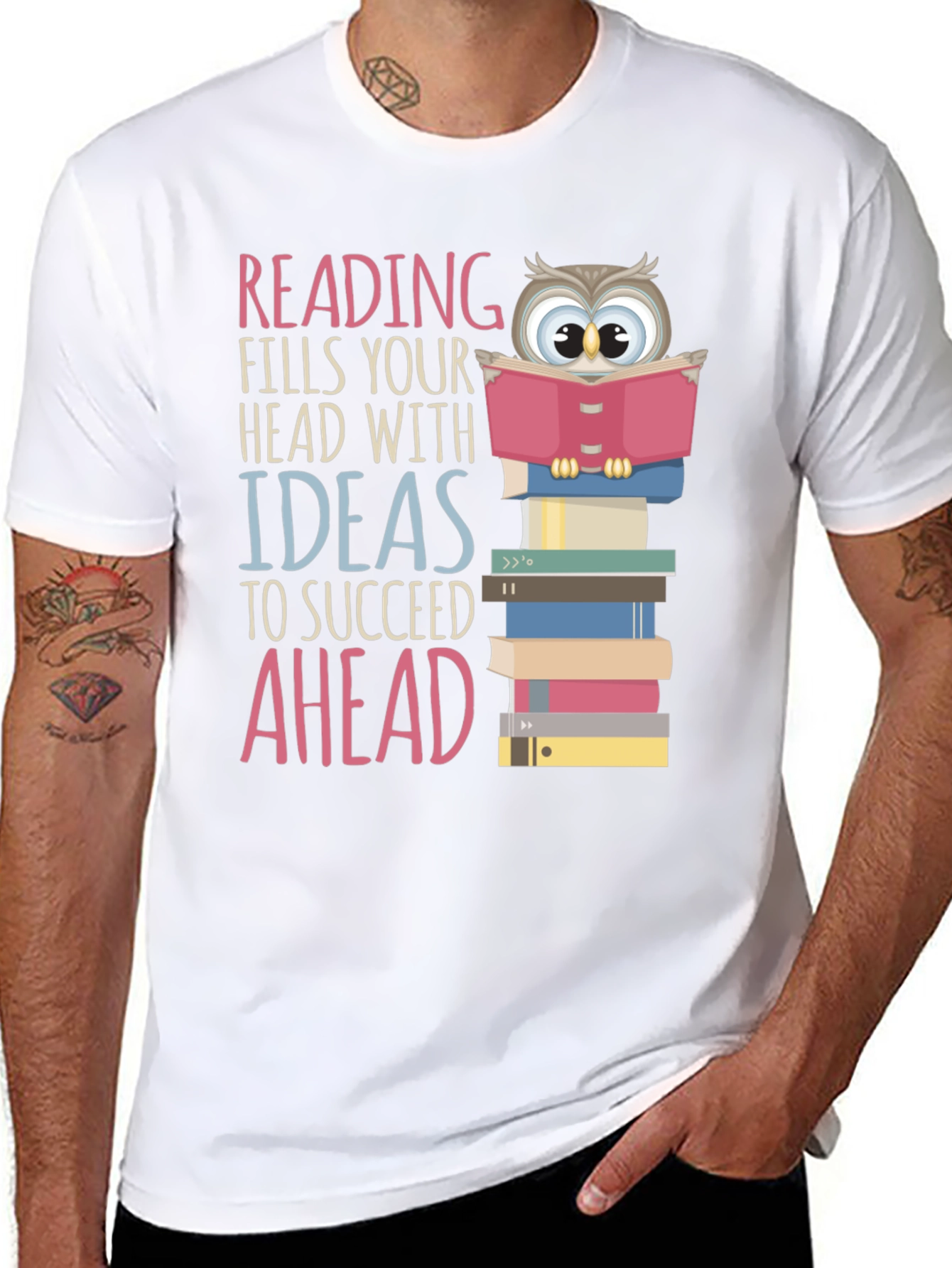Reading Owl T-Shirt - Ideas to Succeed Tee