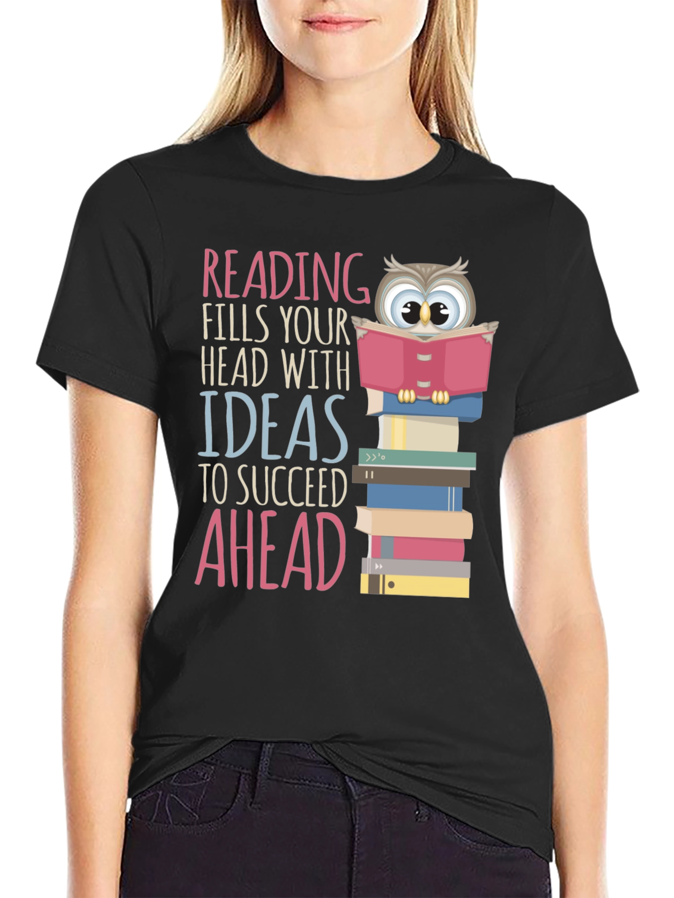 Reading Owl T-Shirt - Ideas to Succeed Tee