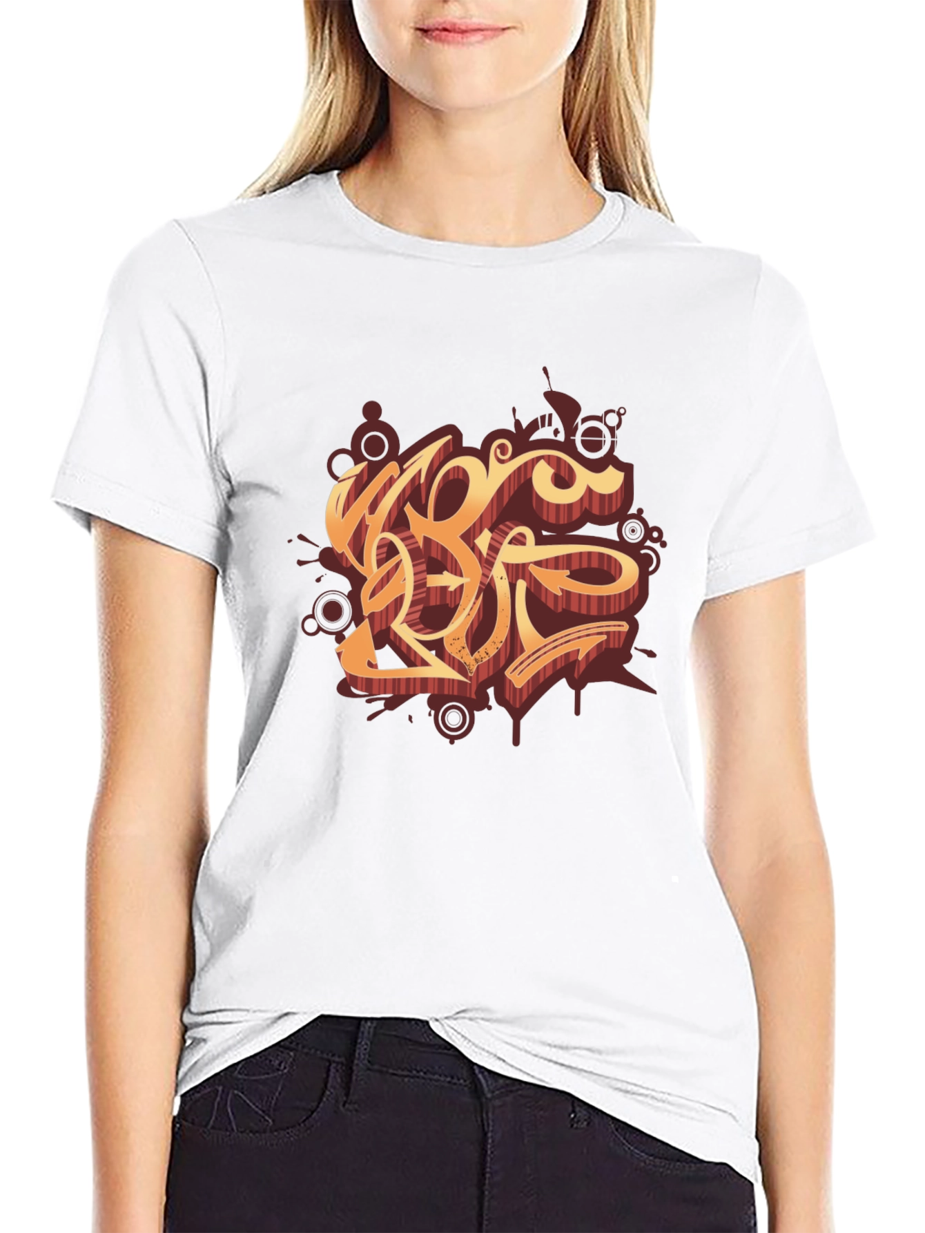 Cool Graphic Tee - Urban Style Black T-Shirt