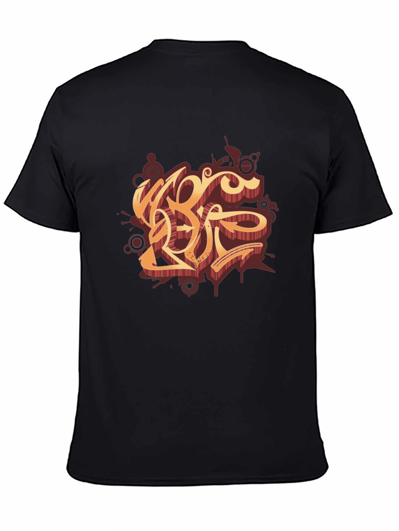 Cool Graphic Tee - Urban Style Black T-Shirt