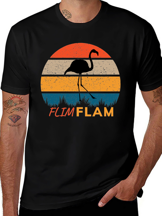 Retro Flamingo Graphic Tee