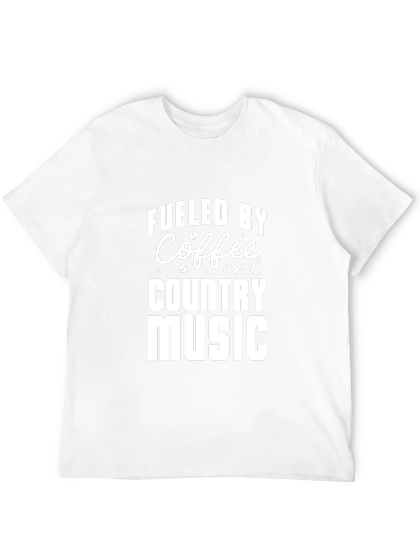 Fueled by Coffee and Country Music Graphic T-Shirt
