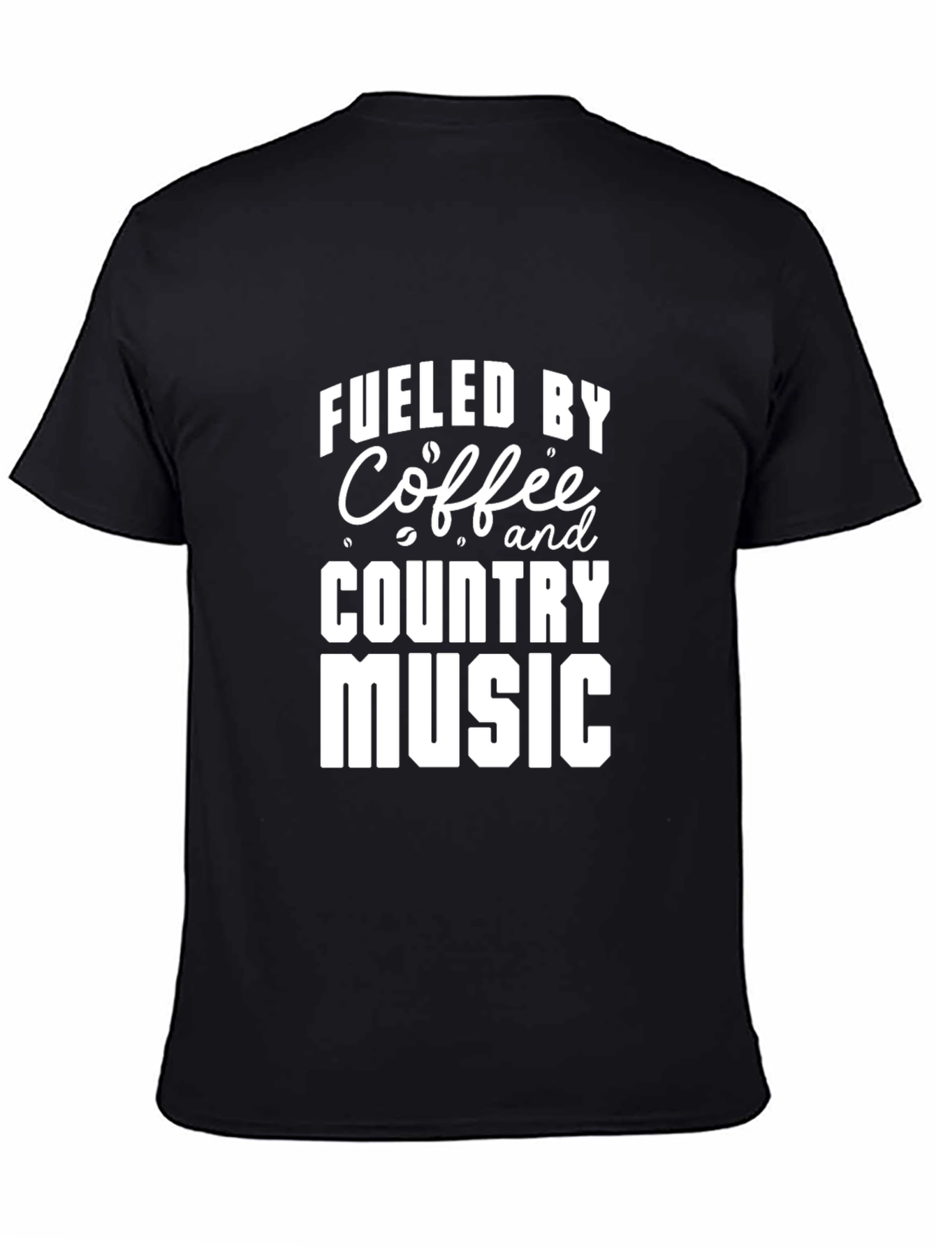 Fueled by Coffee and Country Music Graphic T-Shirt