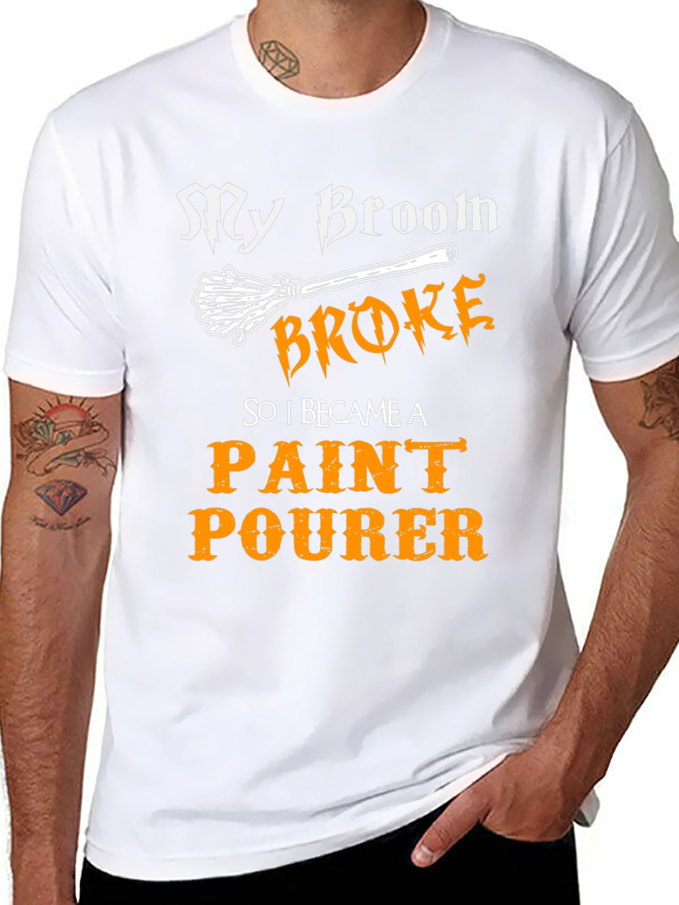 Funny Halloween Paint Pourer T-Shirt