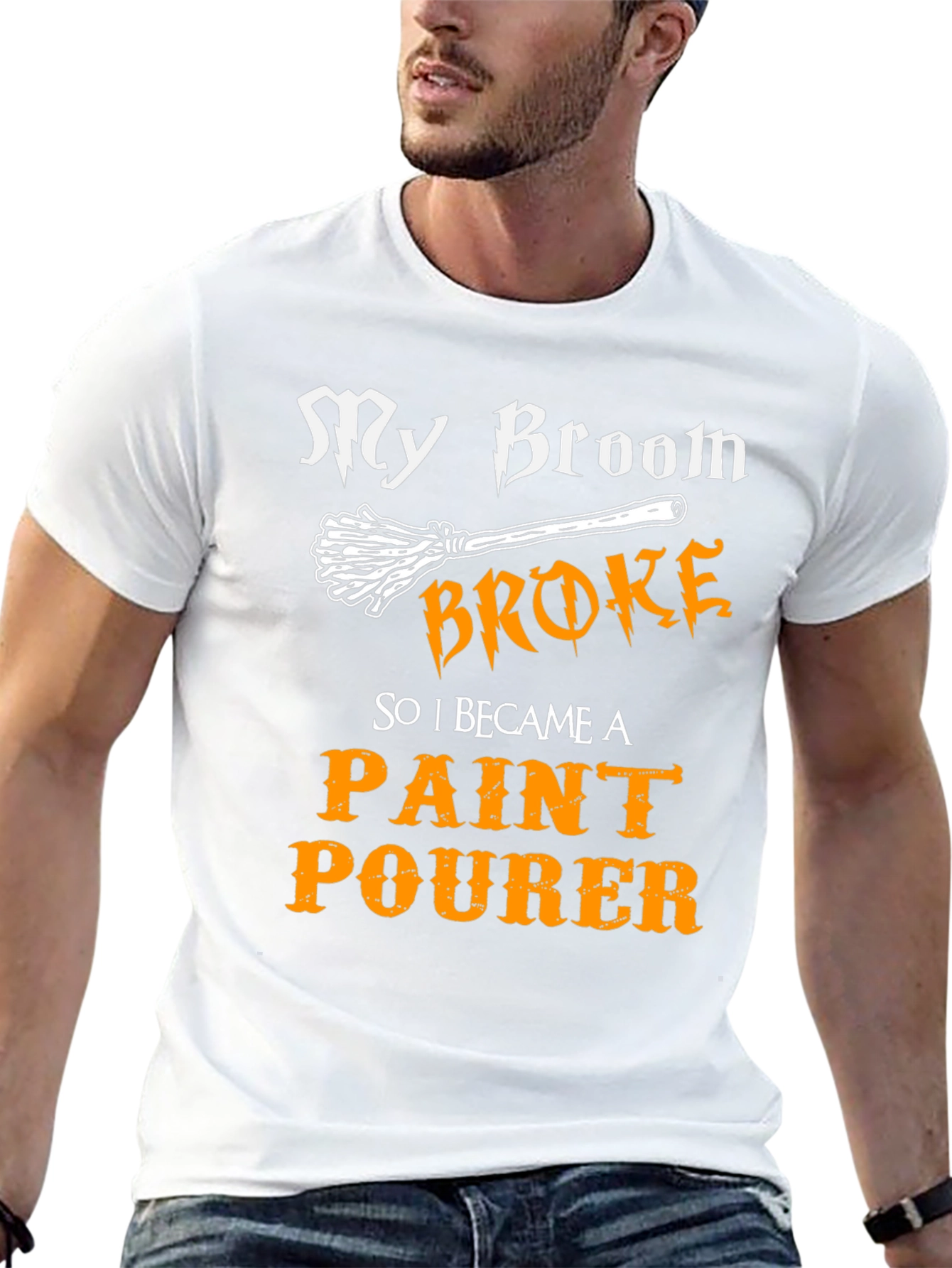 Funny Halloween Paint Pourer T-Shirt