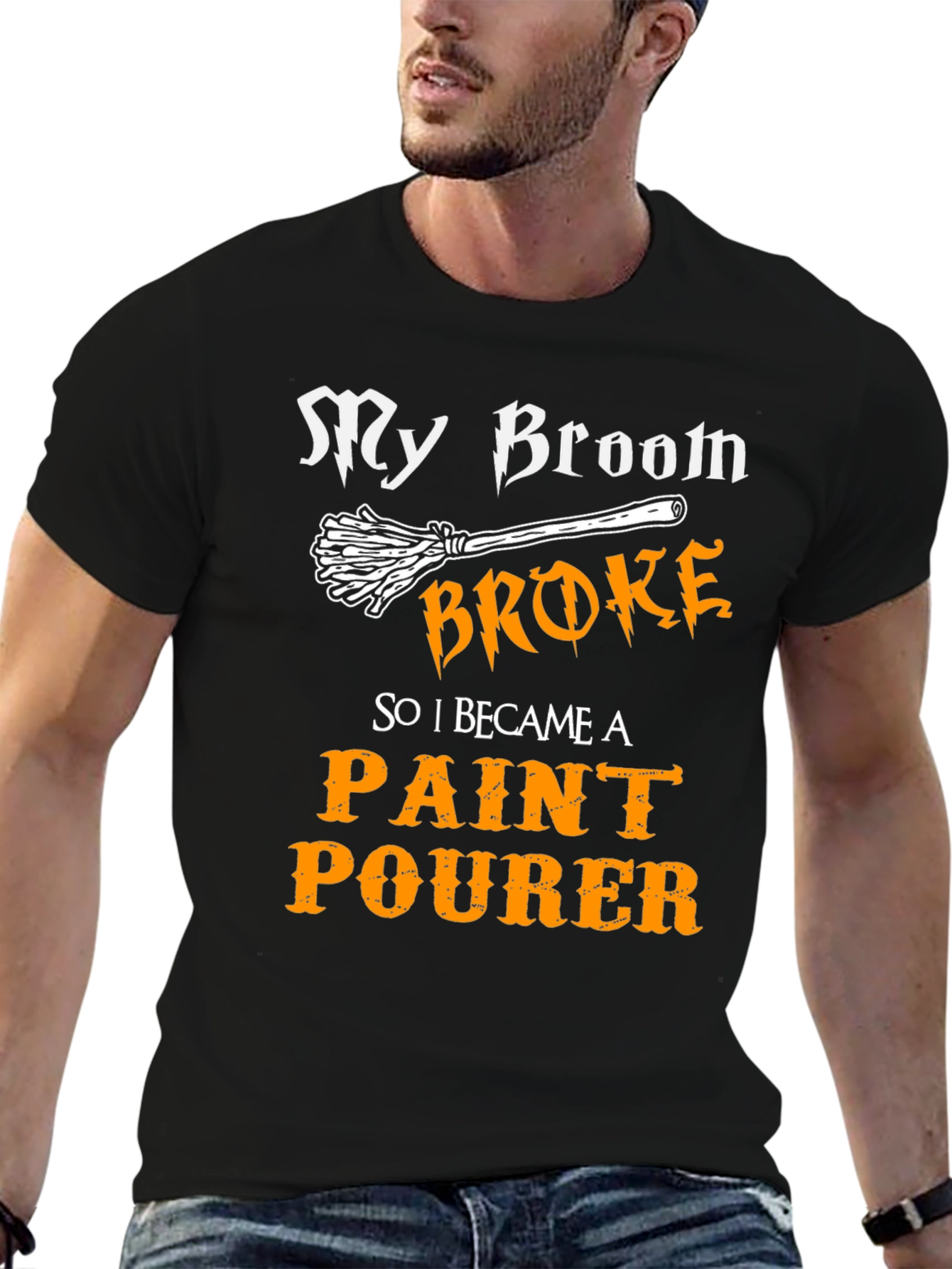 Funny Halloween Paint Pourer T-Shirt