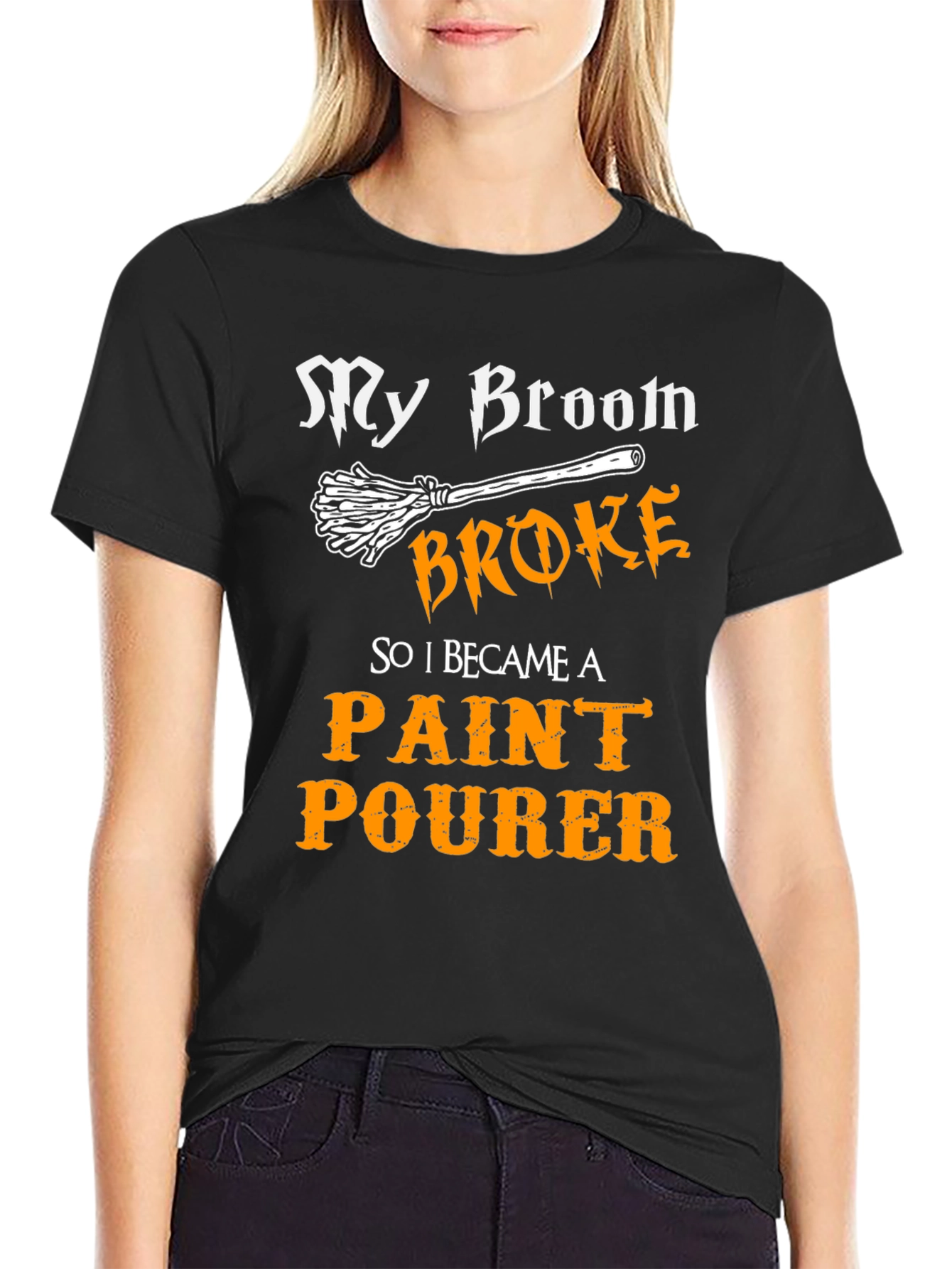 Funny Halloween Paint Pourer T-Shirt