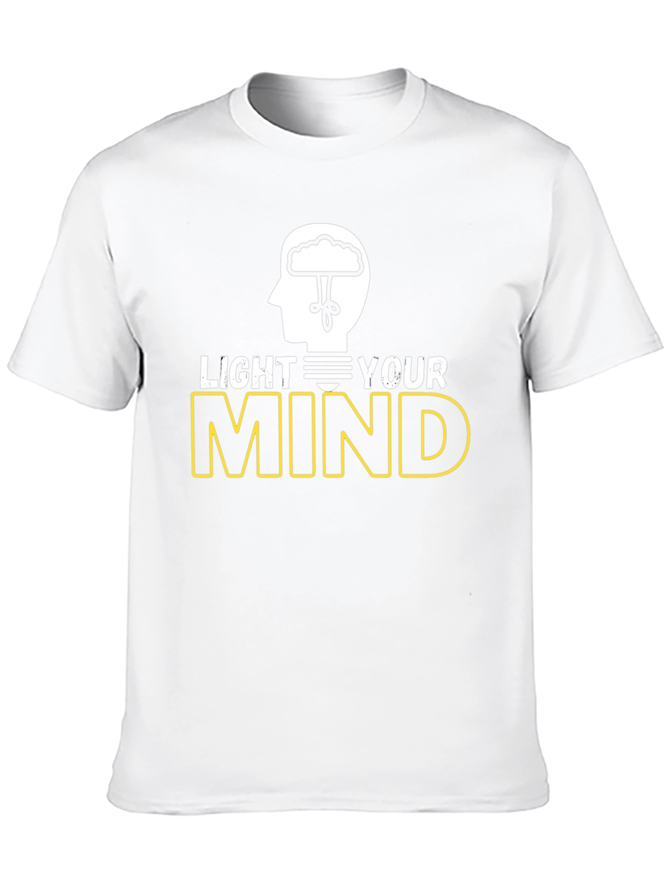 Light Your Mind Graphic T-Shirt - Black
